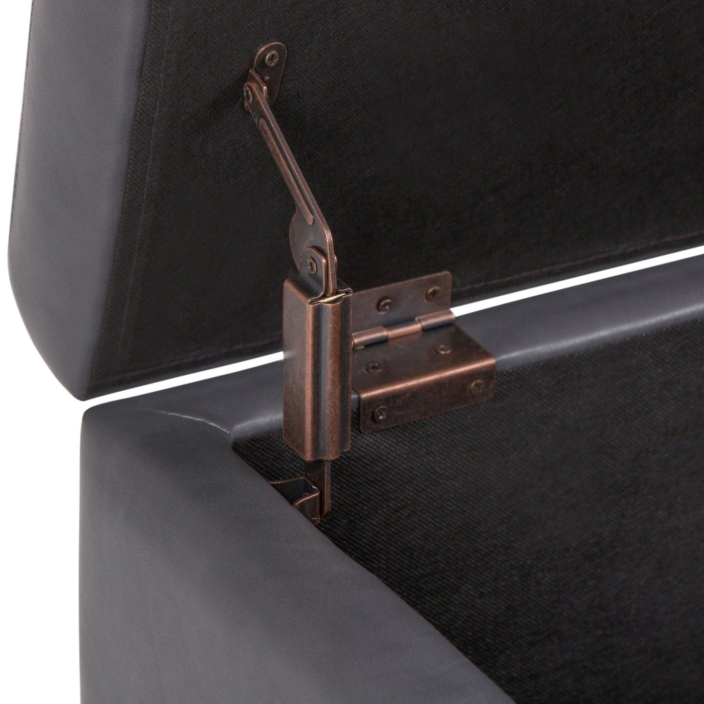 Hamilton - Upholstered Storage Ottoman Simpli-Home
