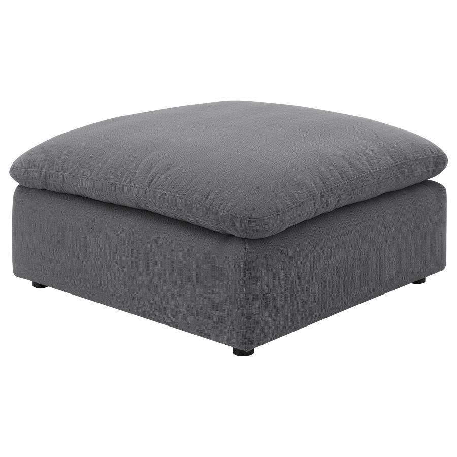 Hobson - Square Upholstered Ottoman CoasterElevations