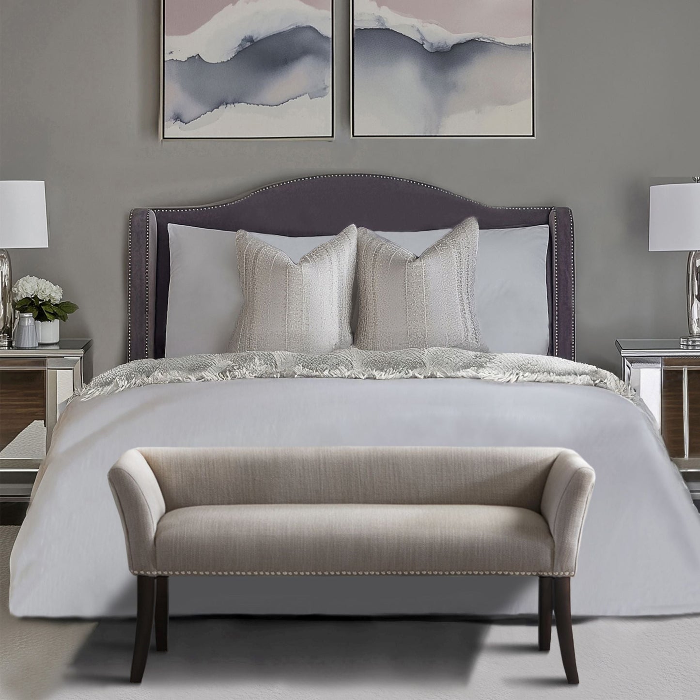 Welburn - Accent Bench - Gray Madison Park
