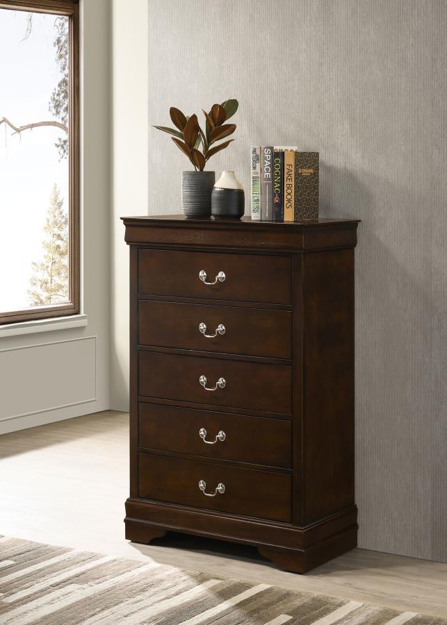 Louis Philippe - Five-drawer Chest CoasterEveryday