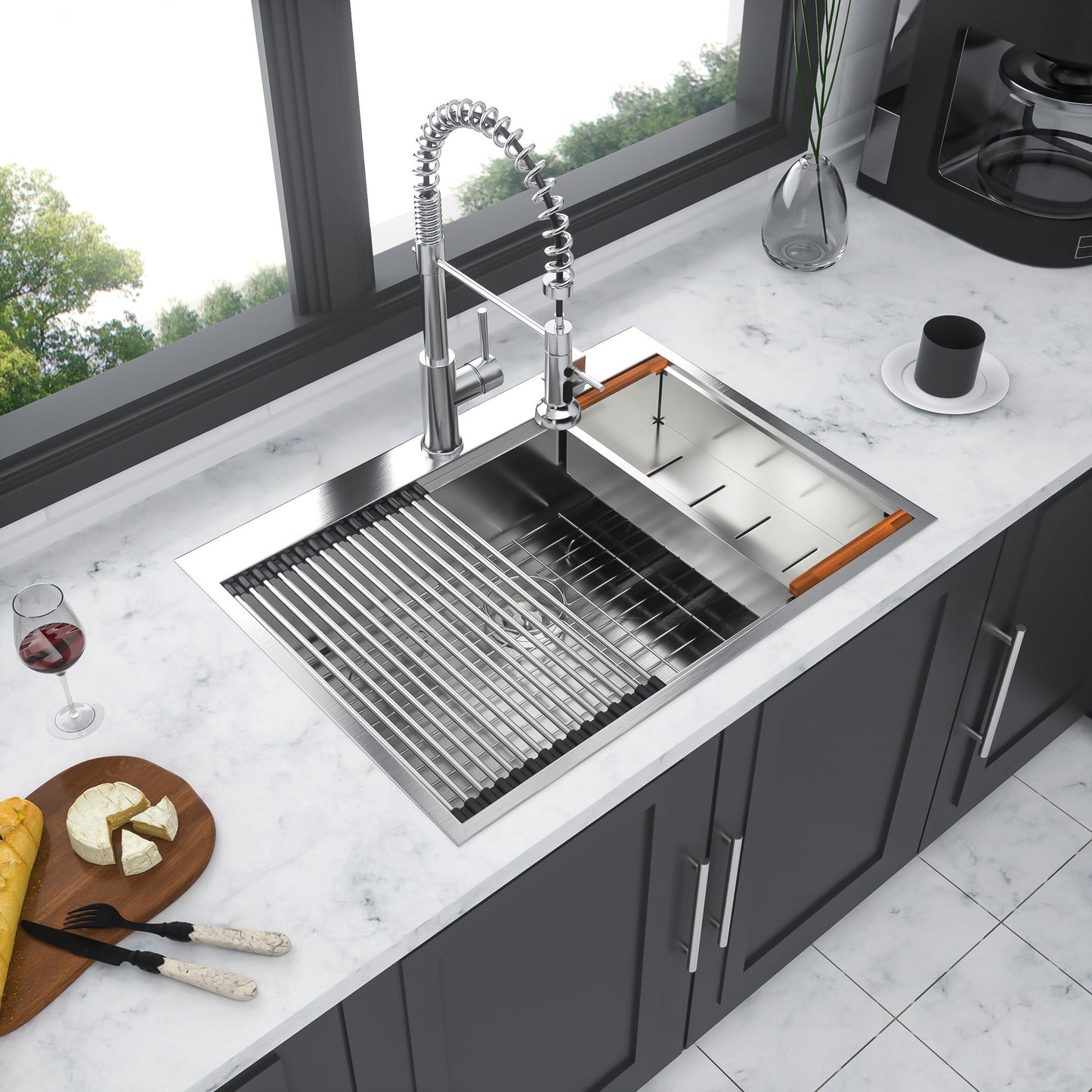 Drop In Kitchen Sink Stainless Steel 16 Gauge Daily Nest