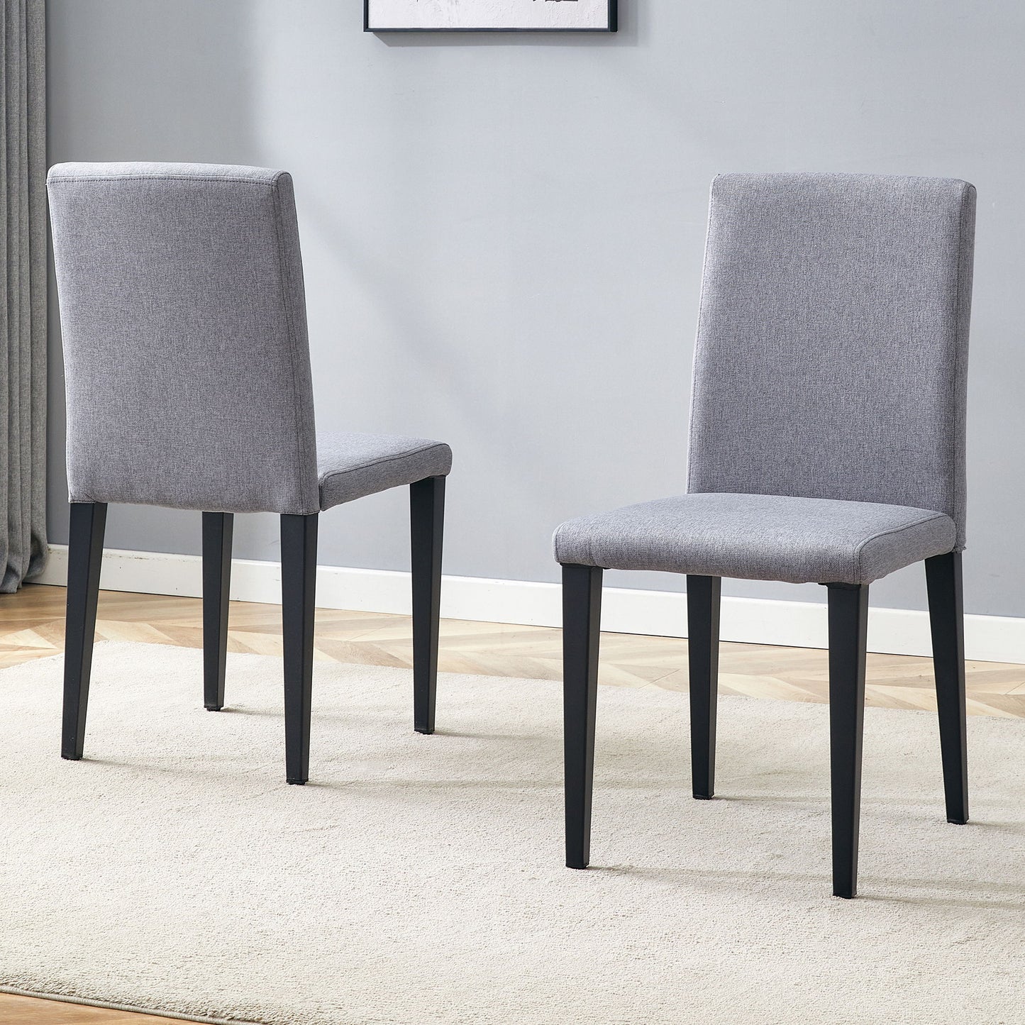Versatile Dining Chairs With Comfortable Design And Metal Legs Home Essentials