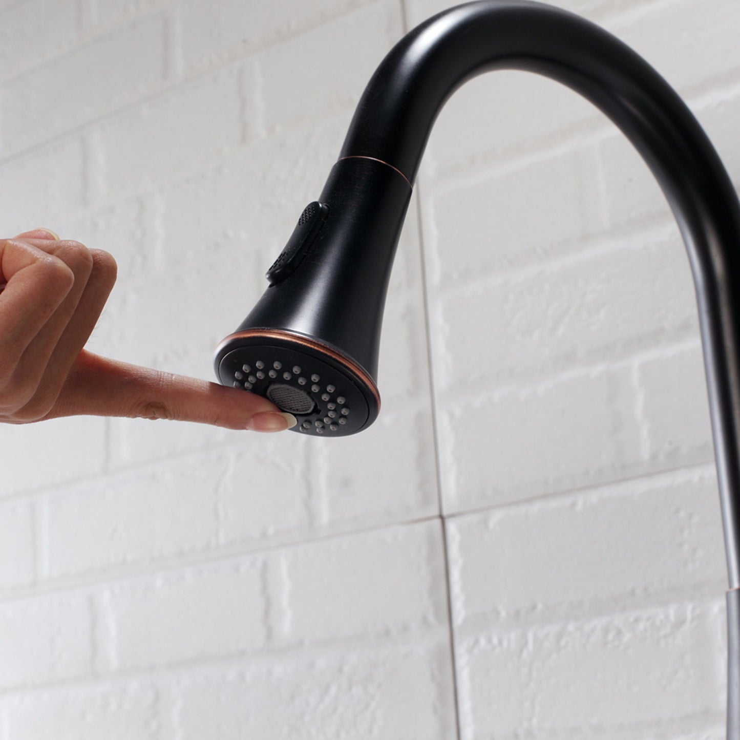 Kitchen Faucet With Pull Out Sprayer - Oil-Rubbed Bronze Daily Nest