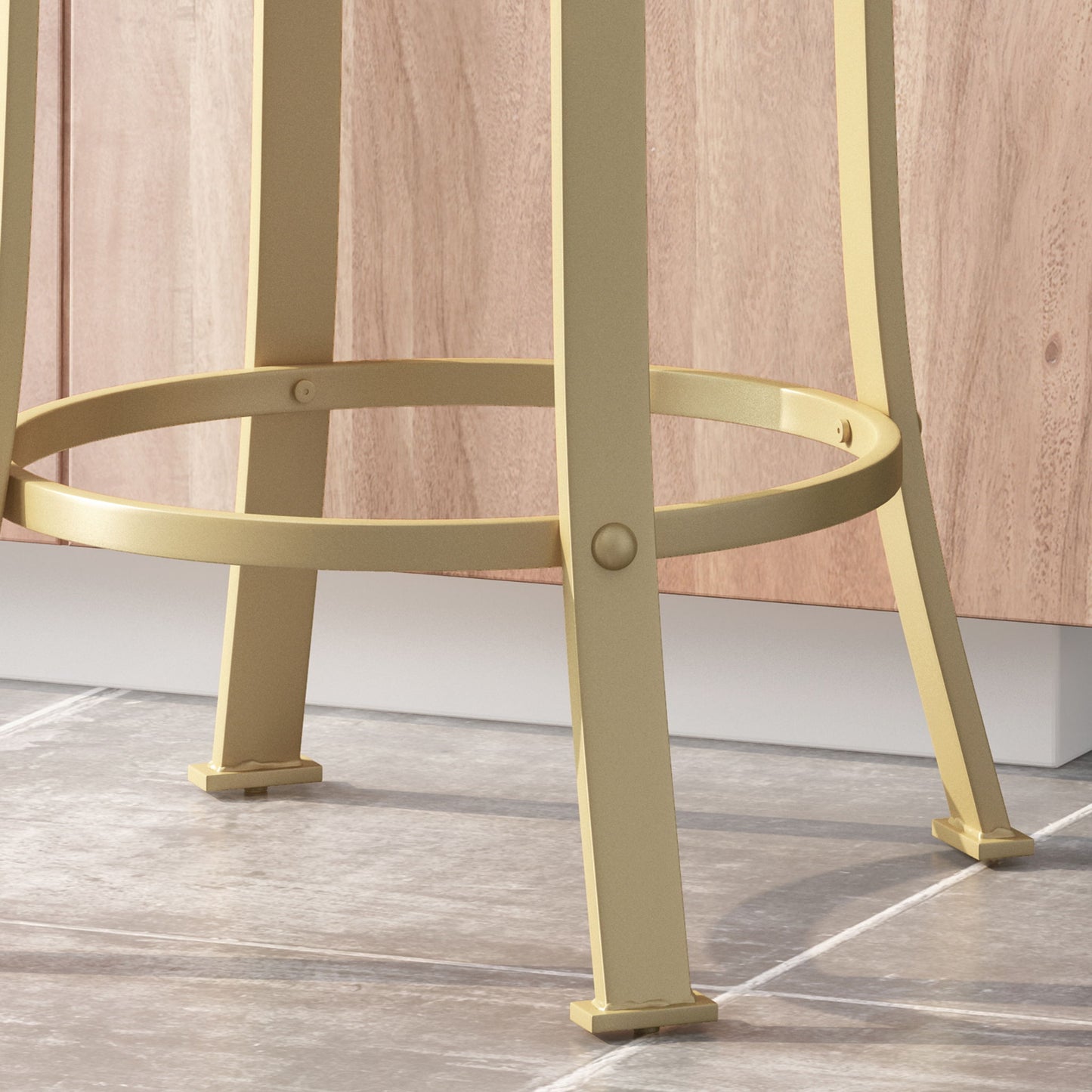 Modern Industrial Counter Stool Set With Swivel Function Noble House