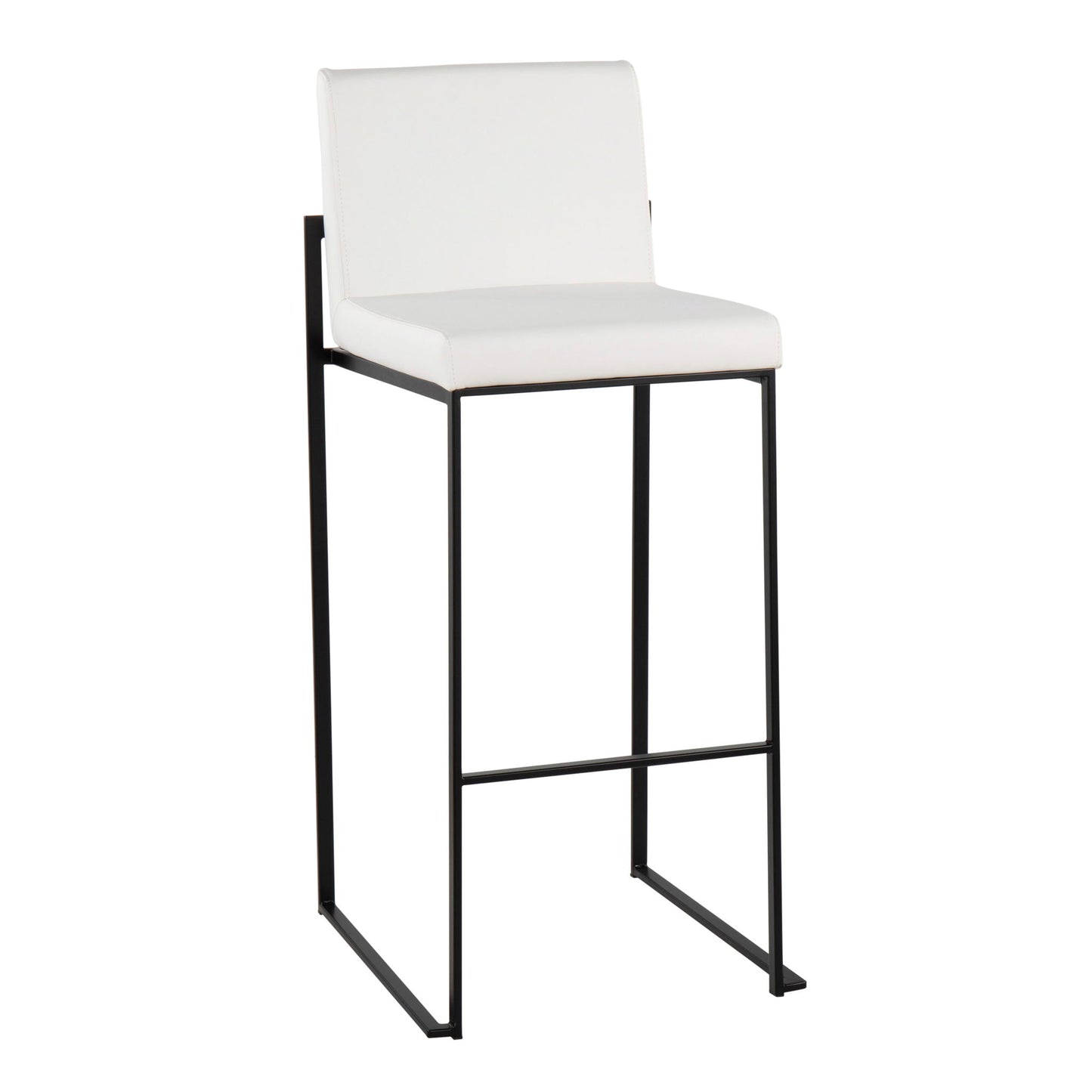 Fuji - Contemporary High Back Barstool Elegant Design Lumi Source