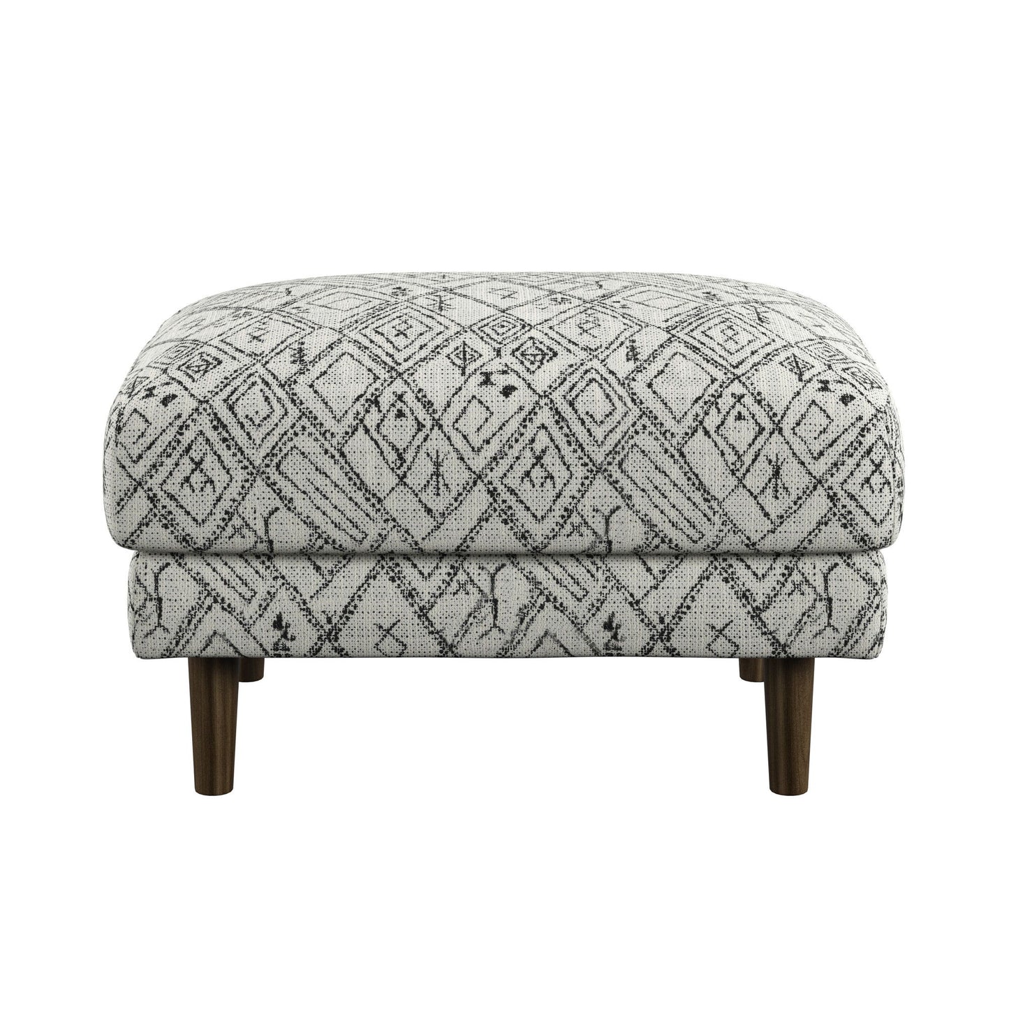 Jurie - Abstract Ottoman - Black - Snoozhouse