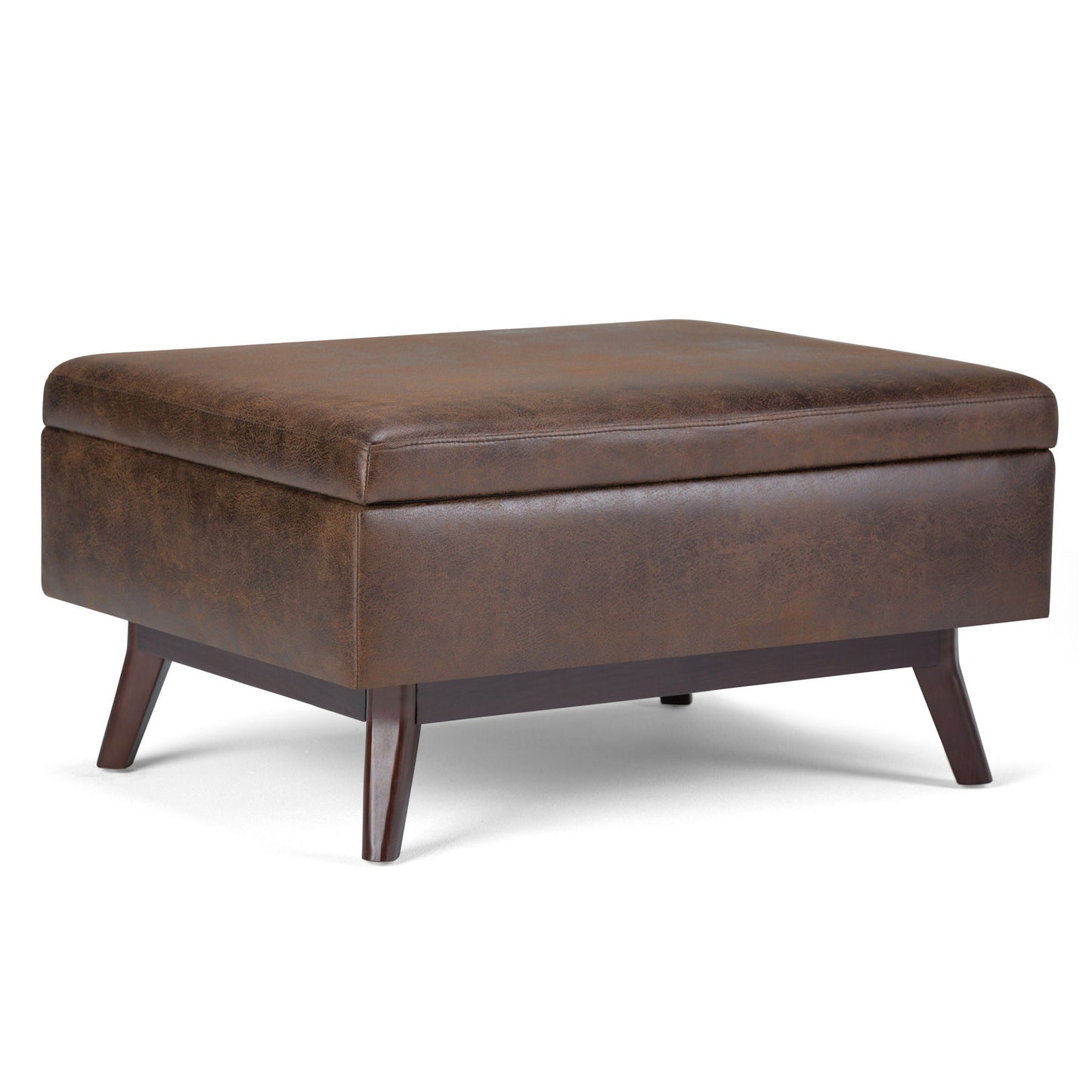 Owen - Upholstered Rectangular Storage Ottoman Simpli-Home