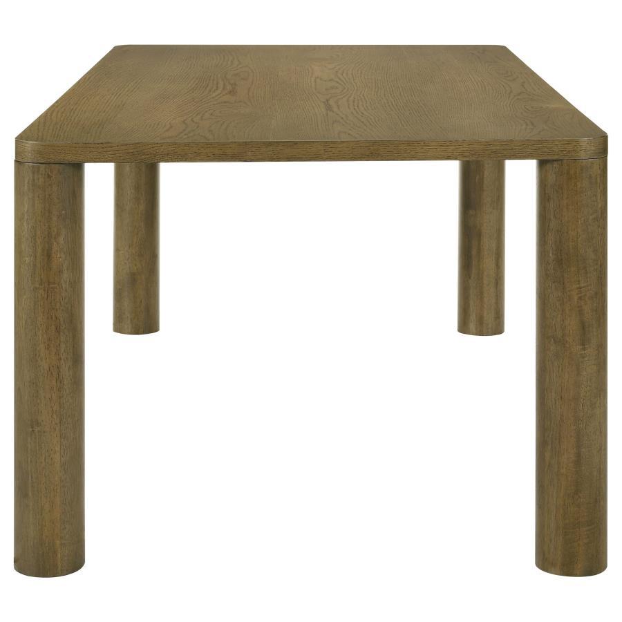 Castlewood - Rectangular Wood Dining Table - Brown Oak Coaster Fine Furniture