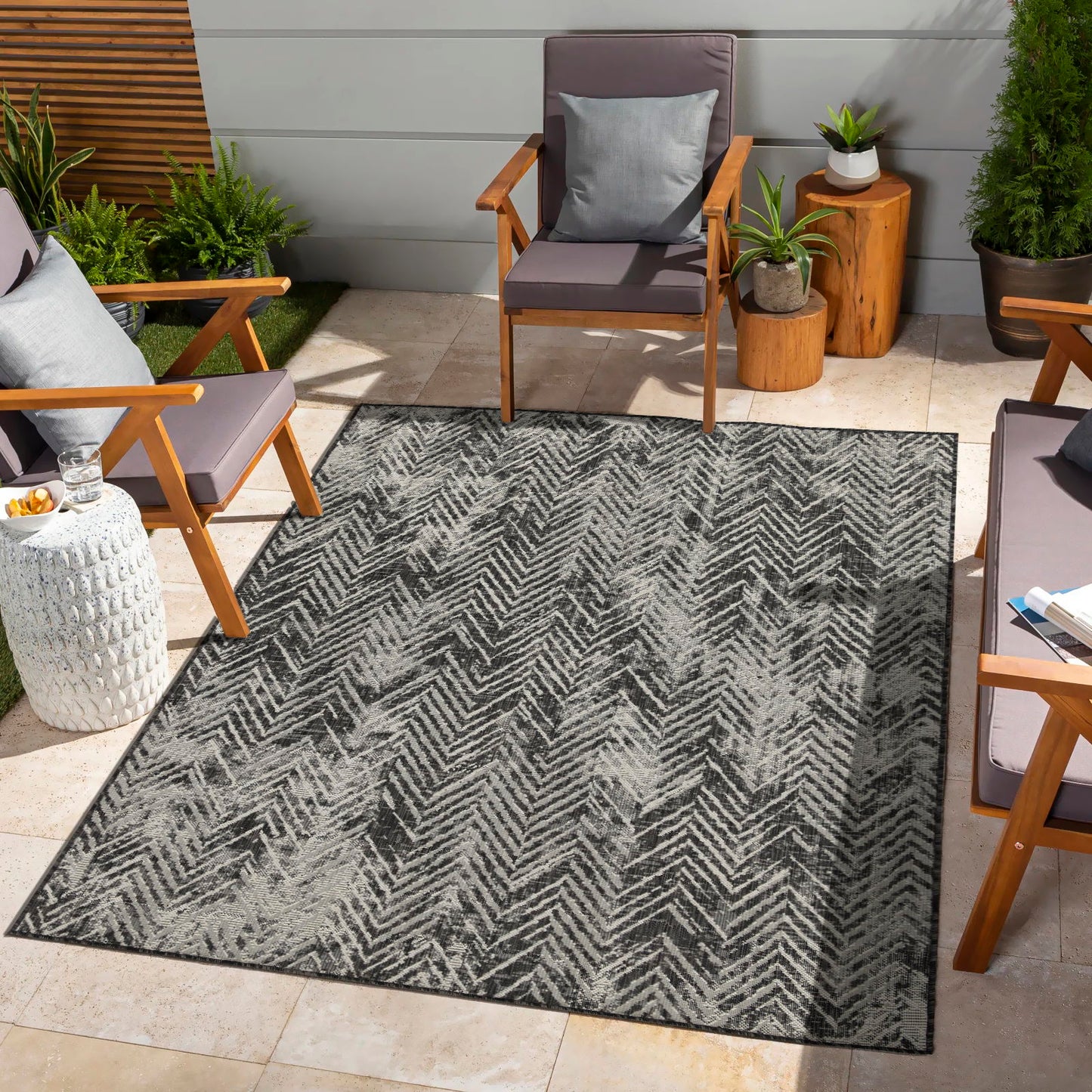 Sunshine - Polyester Indoor / Outdoor Area Rug Icona Home Decor