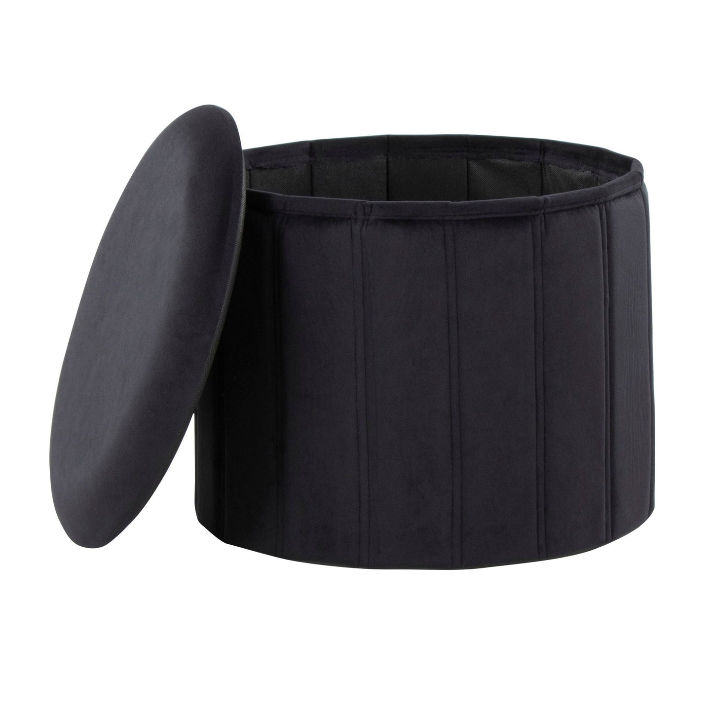 Lindsey - Contemporary / Glam Folding Storage Ottoman Lumi Source