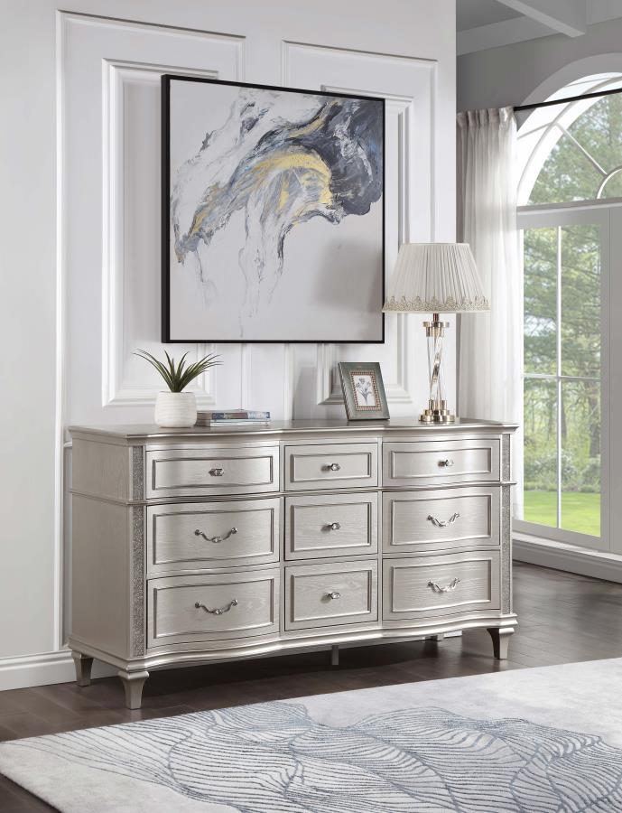 Evangeline - 9-Drawer Dresser CoasterElevations