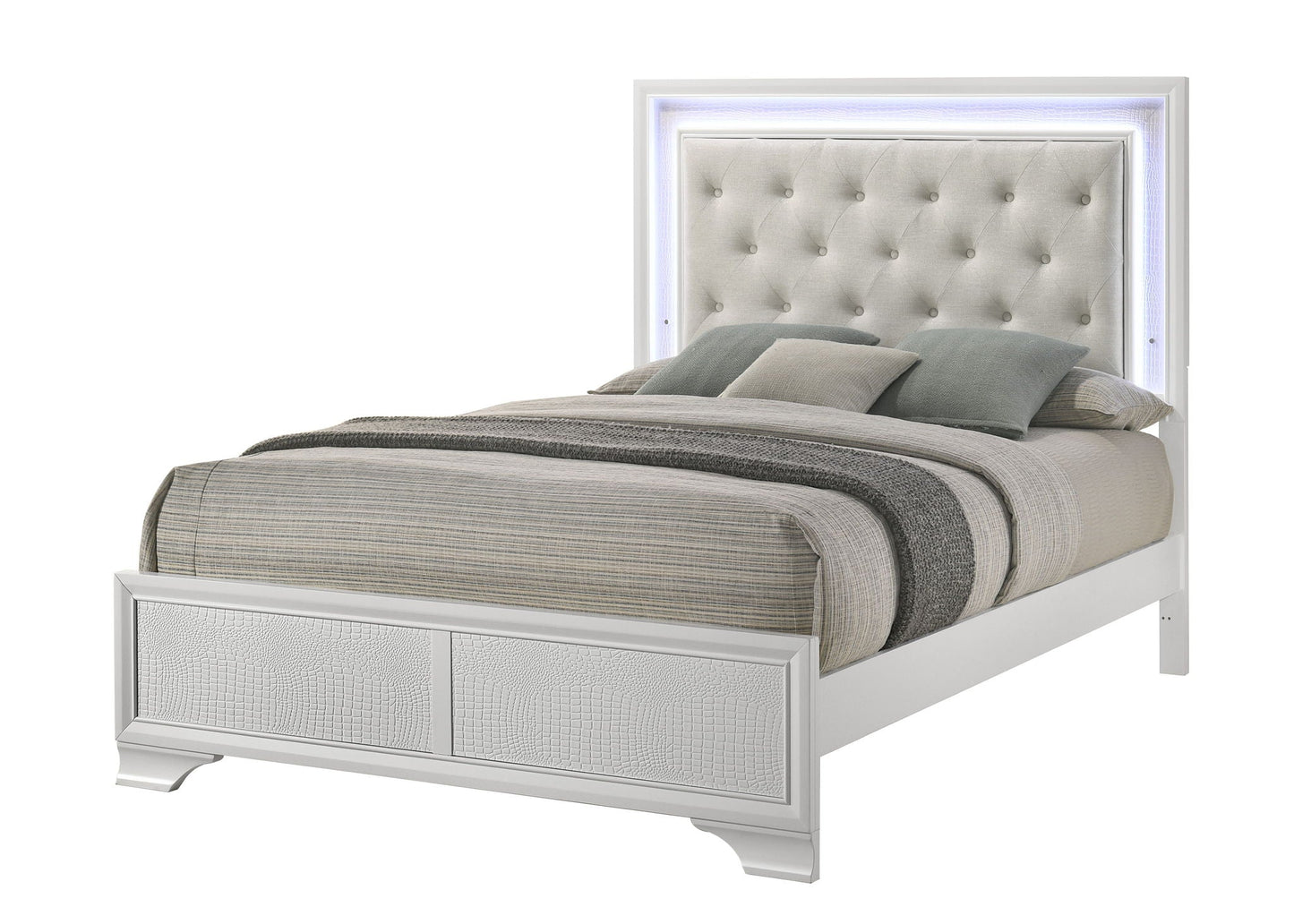 Lyssa - Bed With LED Crown Mark