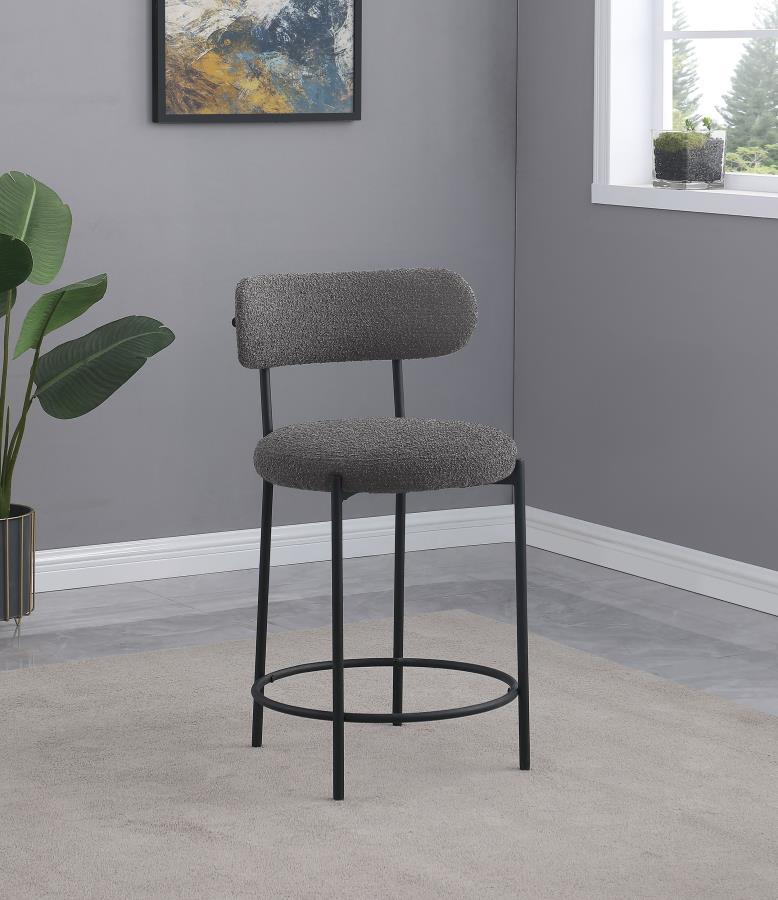Viola - Boucle Upholstered Bar Stool (Set of 2) Coaster Fine Furniture