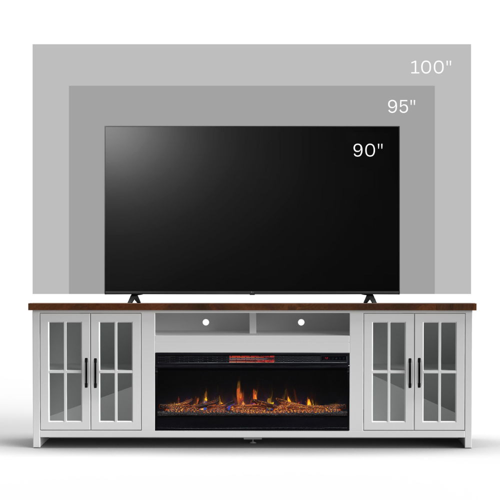 Hampton - Fireplace TV Stand Console Legends