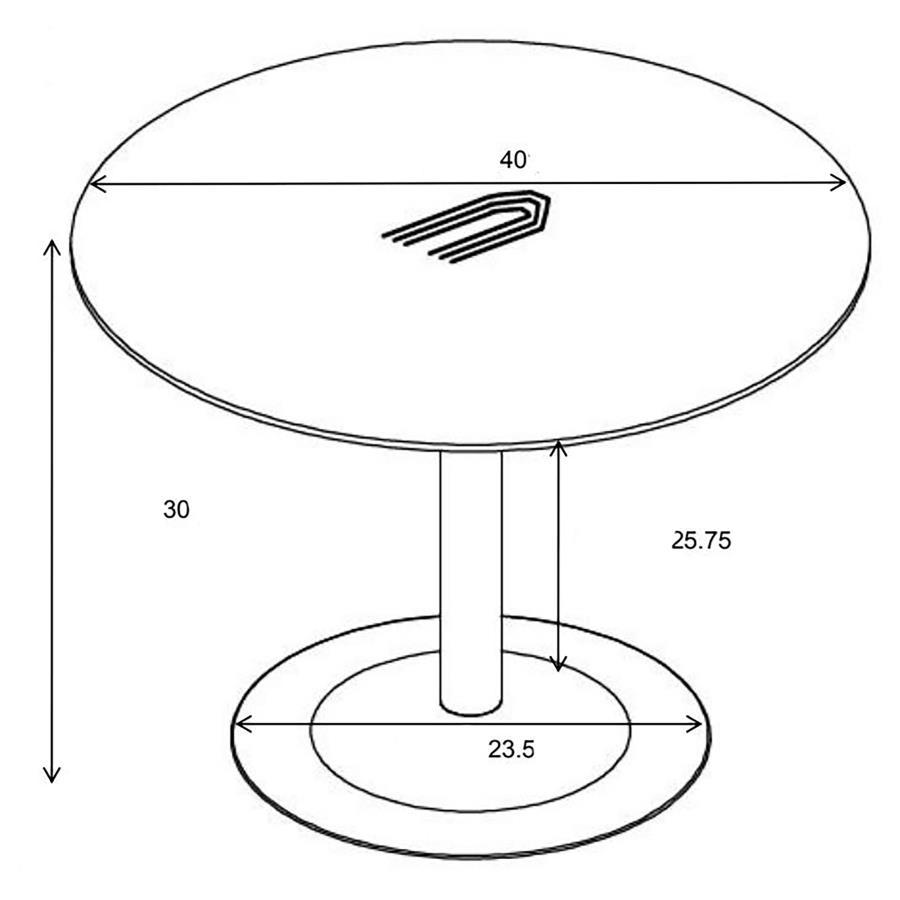 Cora - Round Wood Top Dining Table - Brown Walnut CoasterEssence