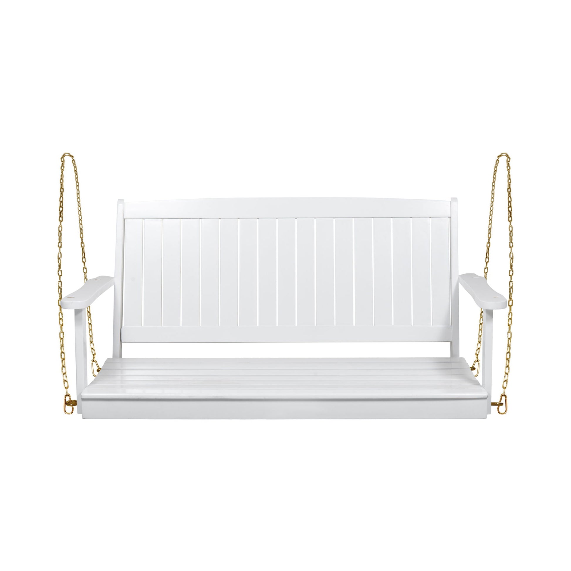 Tambora - Porch Swing Acacia Wood Slat Design Noble House