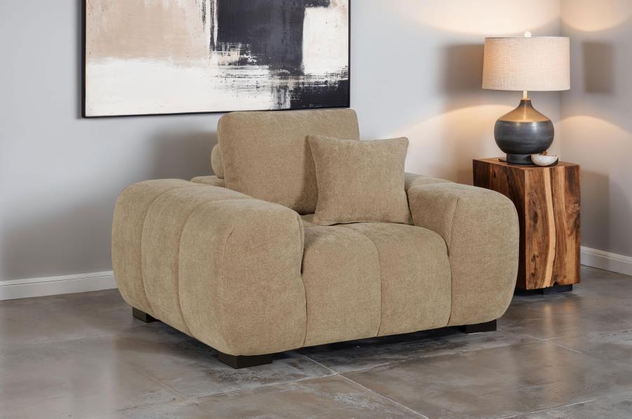 Octavia - Upholstered Track Arm Accent Chair Coaster Fine Furniture