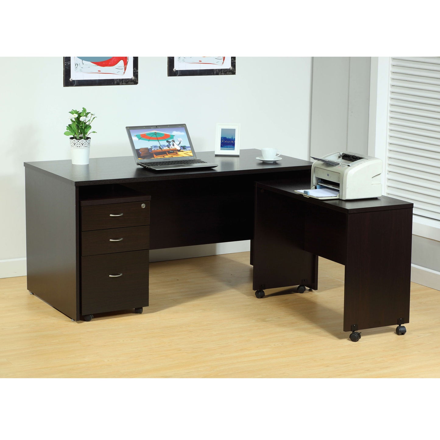 Printer Mobile Stand, Computer Desk, Home Office Desk Home Essentials