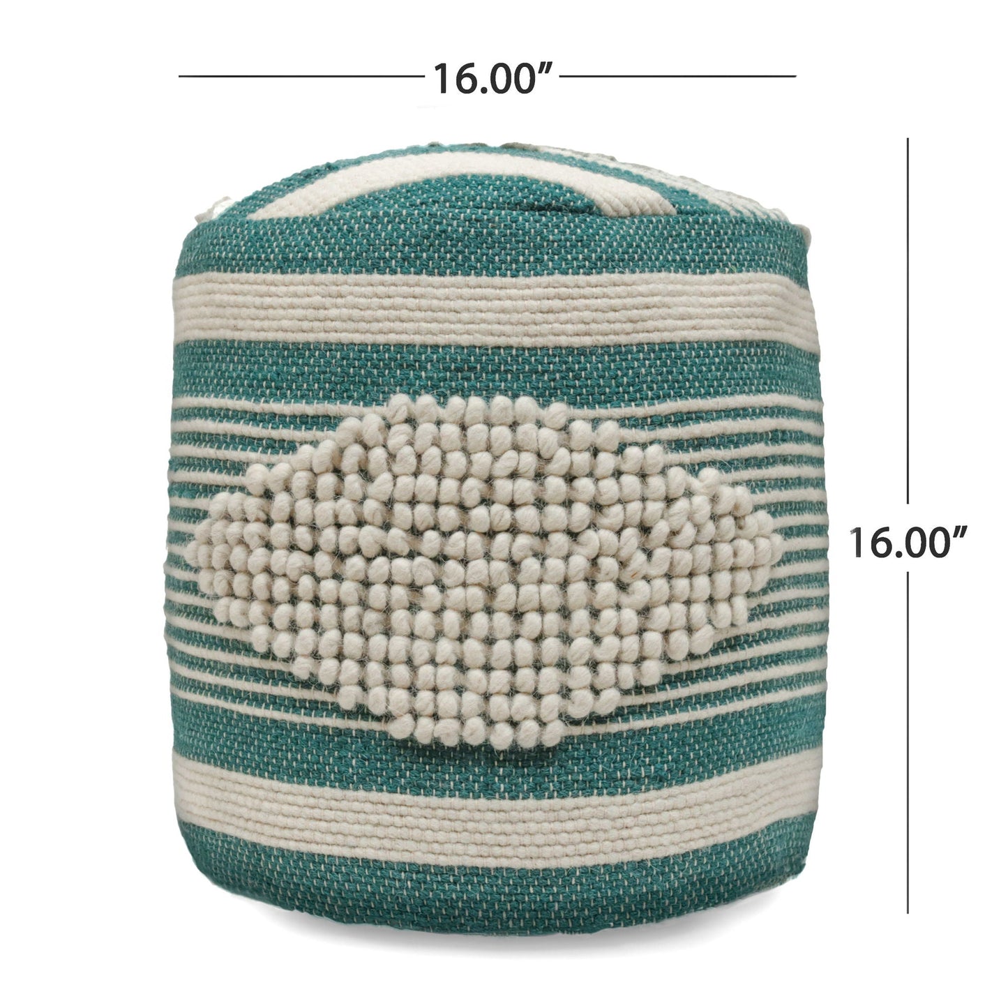 Diamond - Handcrafted Cylindrical Pouf Home Essentials