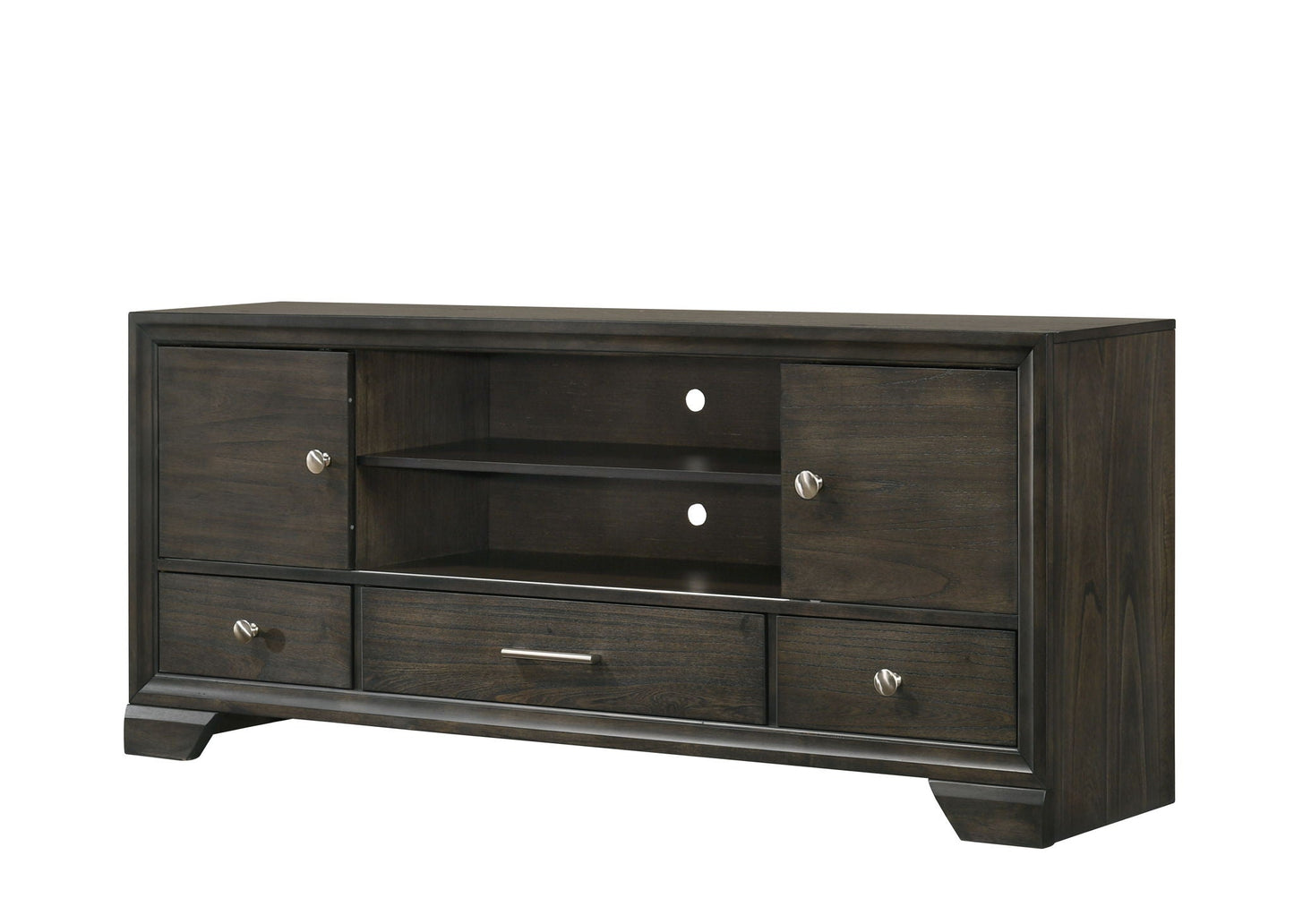 Jaymes - TV Stand - Gray Crown Mark