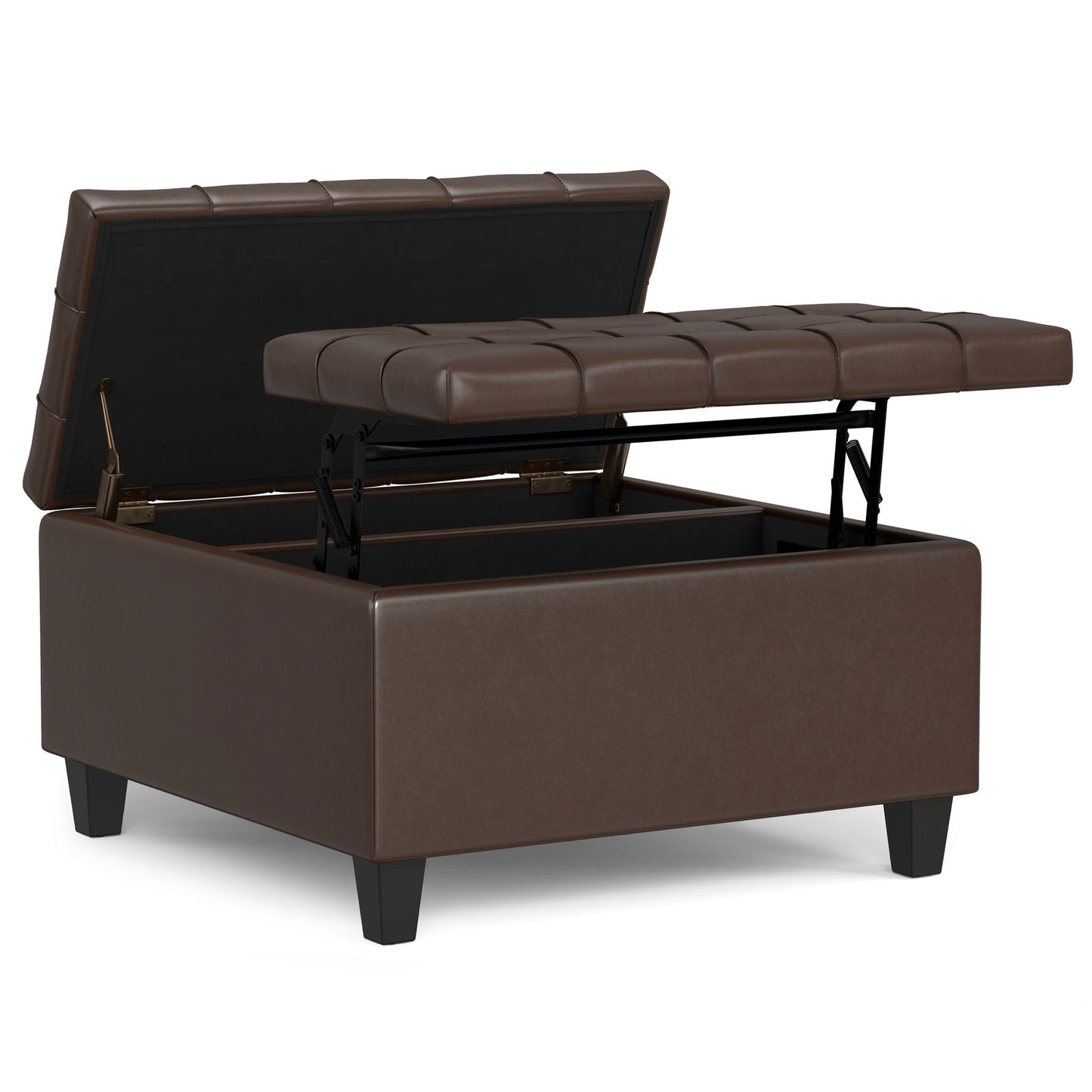 Harrison - Large Coffee Table Storage Ottoman Simpli-Home
