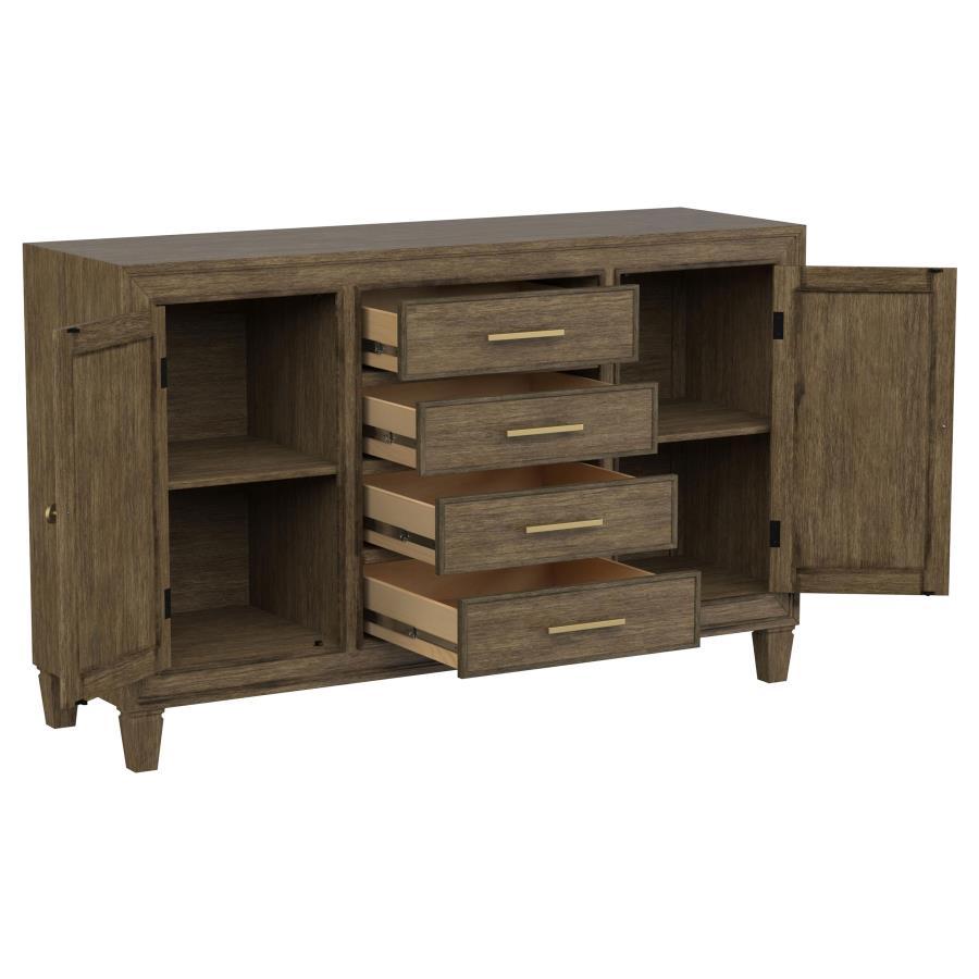 Matisse - 4-Drawer Sideboard Buffet Cabinet - Dark Brown Coaster Fine Furniture