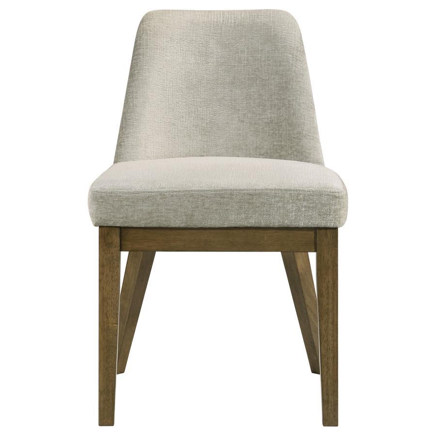 Castlewood - Upholstered Dining Chair (Set of 2) - Brown Oak Coaster Fine Furniture