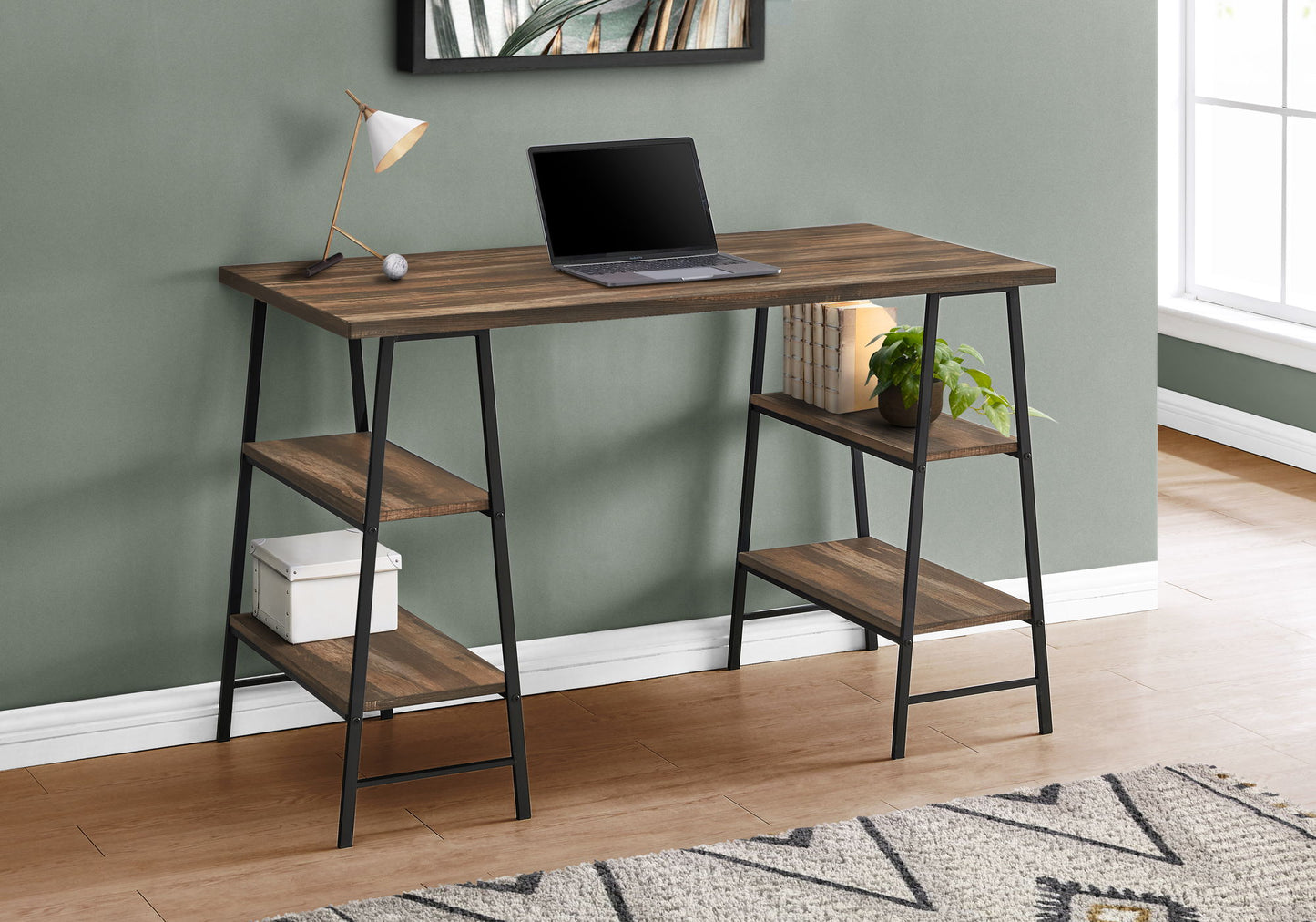 Computer Desk For Home Office, Laptop, Storage Shelves, Contemporary & Modern 8th Street