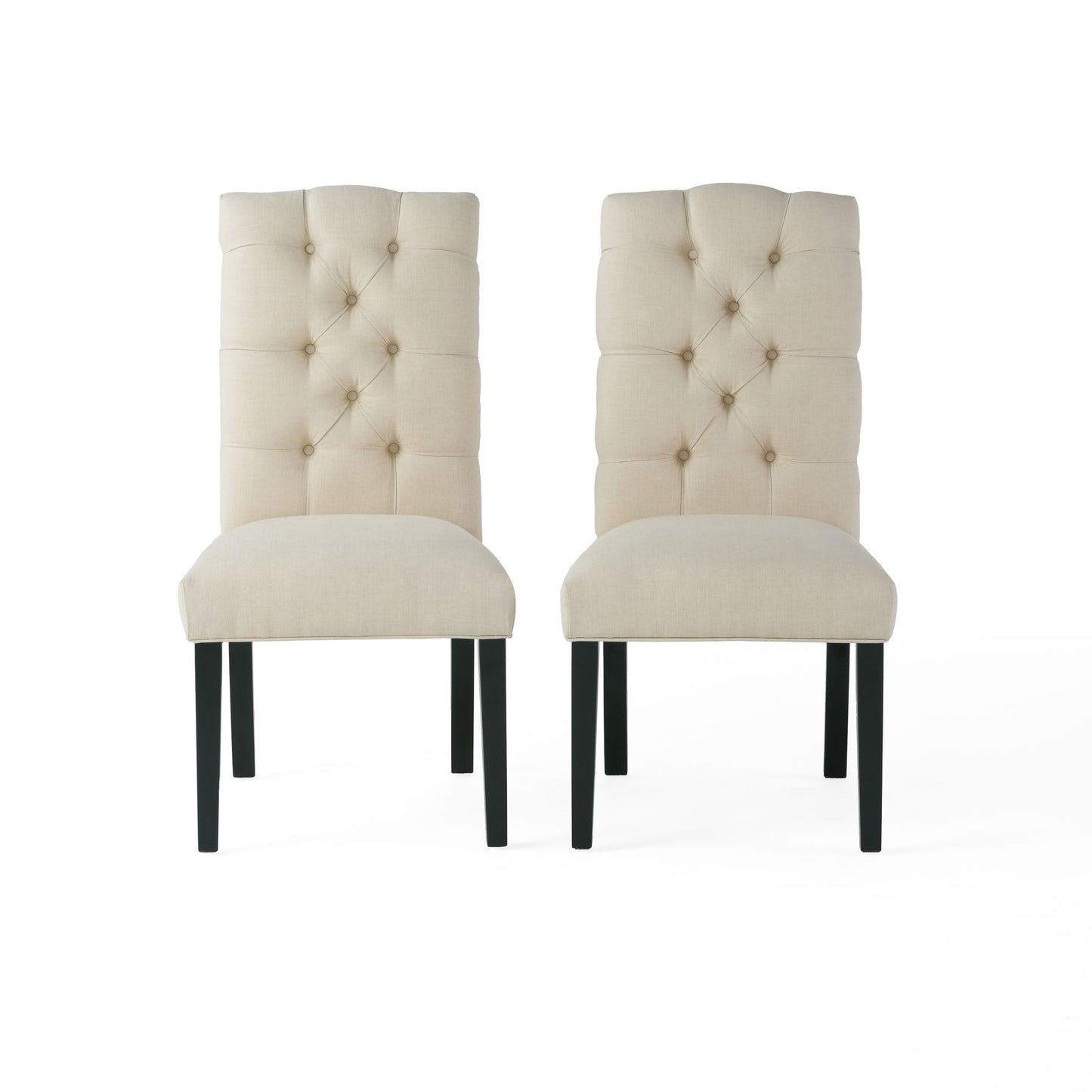 Harding - Tufted Dining Chair (Set of 2) - Natural Noble House