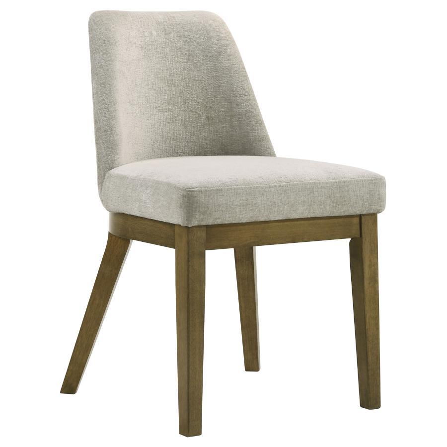 Castlewood - Upholstered Dining Chair (Set of 2) - Brown Oak Coaster Fine Furniture
