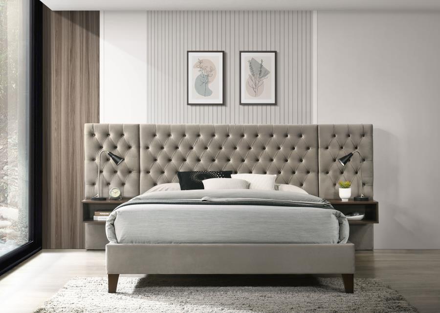 Marley - Upholstered Wall Panel Bed Coaster Fine Furniture