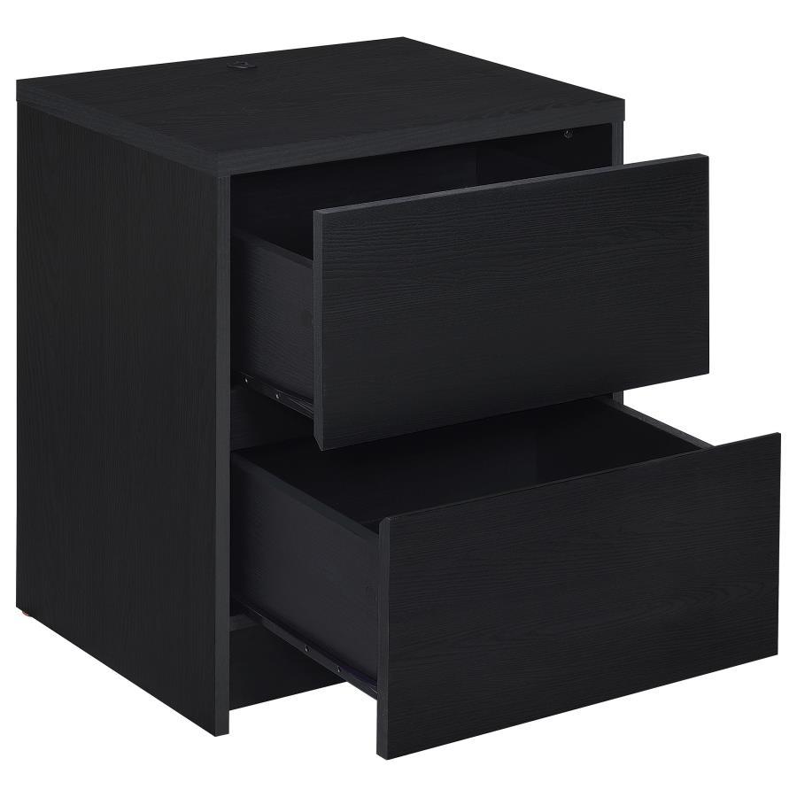 Westpark - 2-Drawer Nightstand LED Lights And USB Coaster Fine Furniture