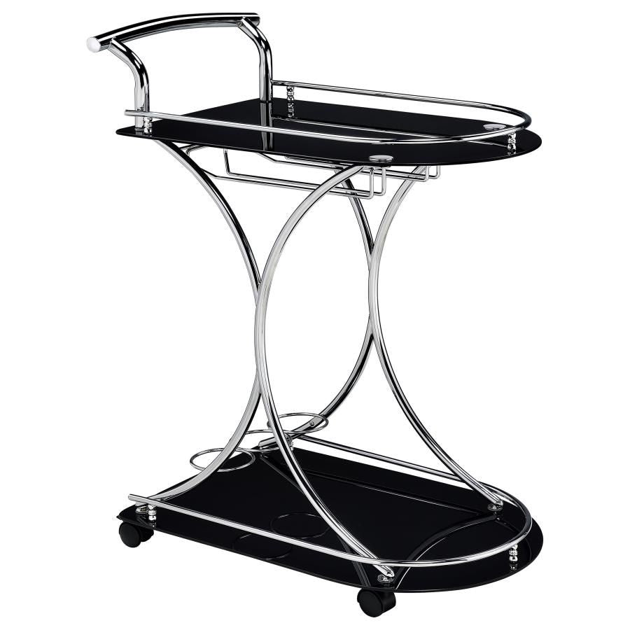 Elfman - 2-Shelve Serving Cart CoasterEveryday