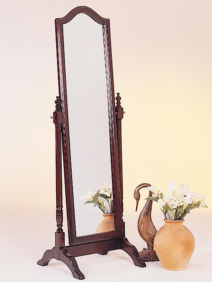 Cabot - Wood Adjustable Length Cheval Mirror CoasterEveryday