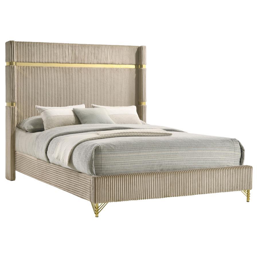 Lucia - Upholstered Wingback Bed Coaster Fine Furniture