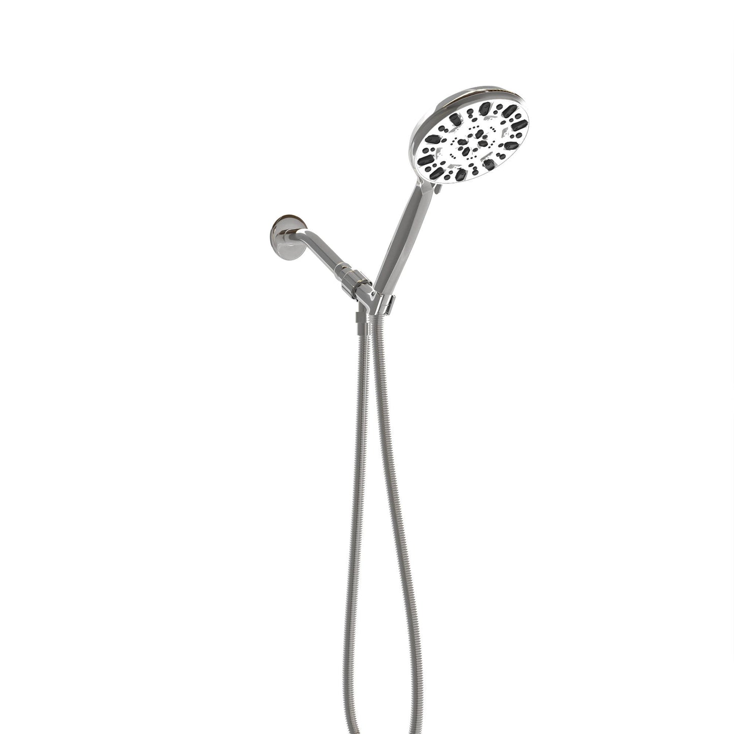 Multi Function Adjustable Hand Shower 7 Function Plastic Hand Shower With 59" Hose - Chrome Daily Nest