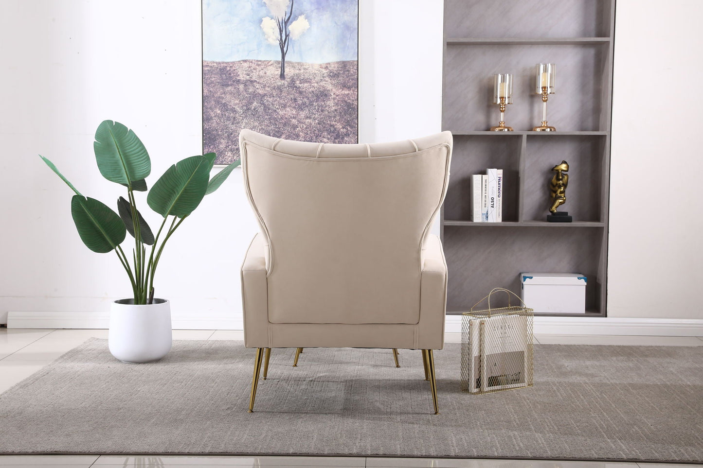 Accent Chair With Ottoman, Comfy Armchair For Living Room Home Essentials