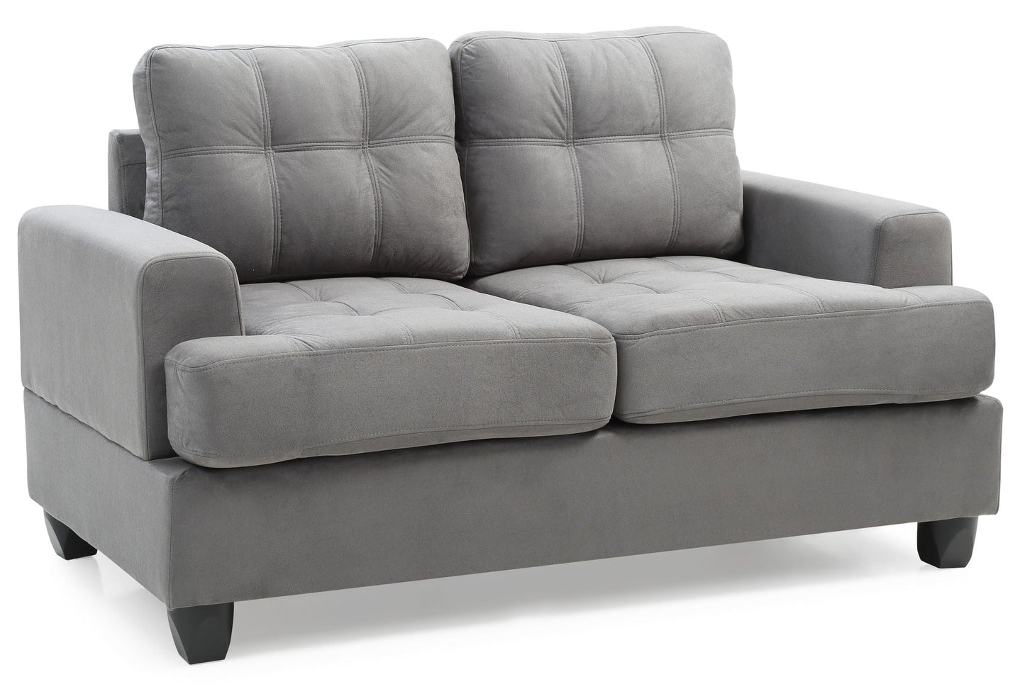 Stylish Transitional Loveseat For Two Glory Furniture