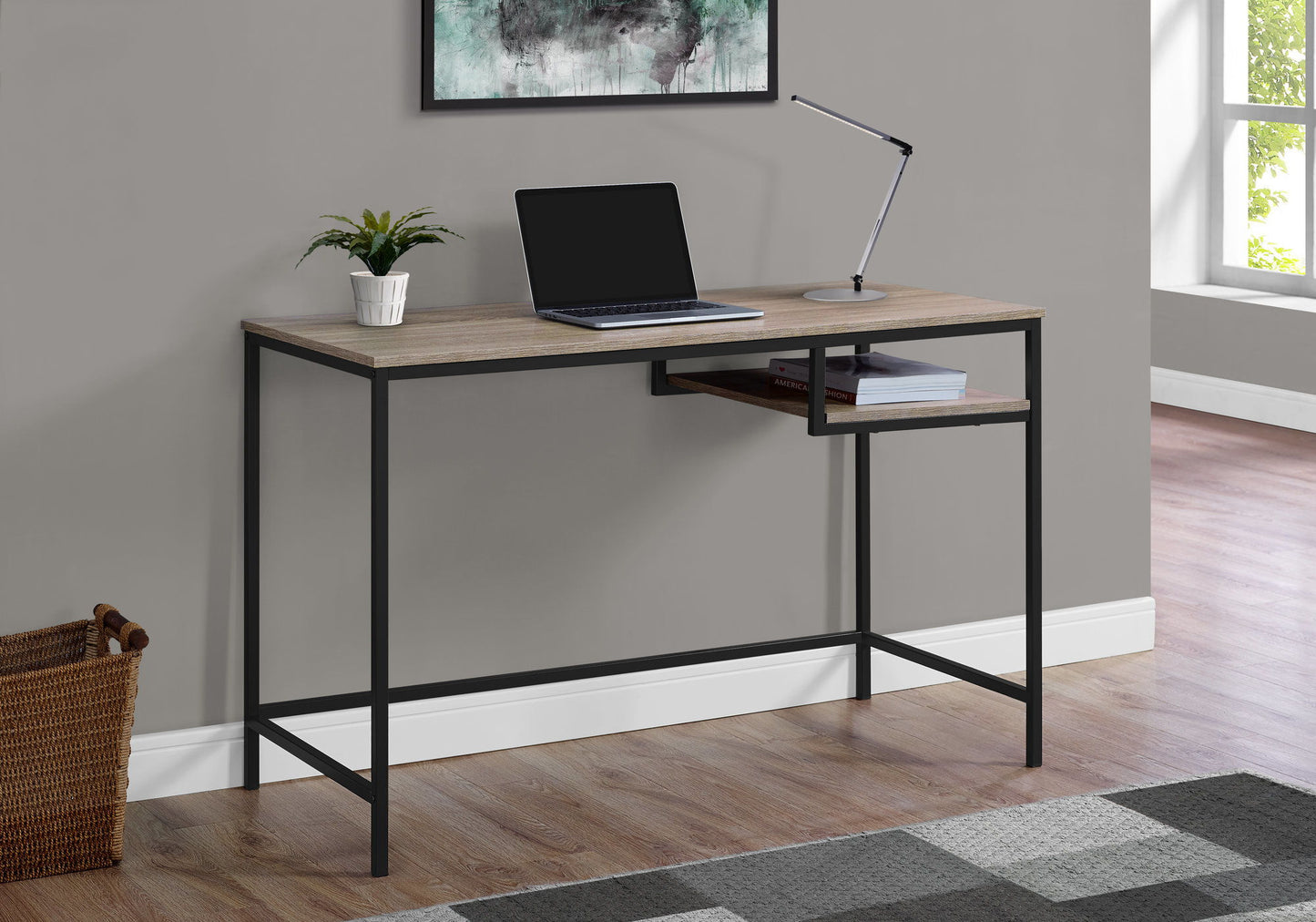 Computer Desk For Home Office, Compact Modern Design, Contemporary & Modern 8th Street