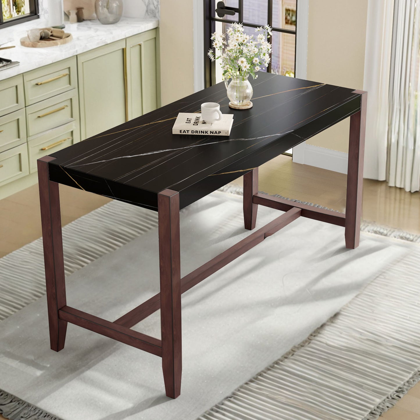 Counter Height Bar Table For Kitchen Hearth and Haven