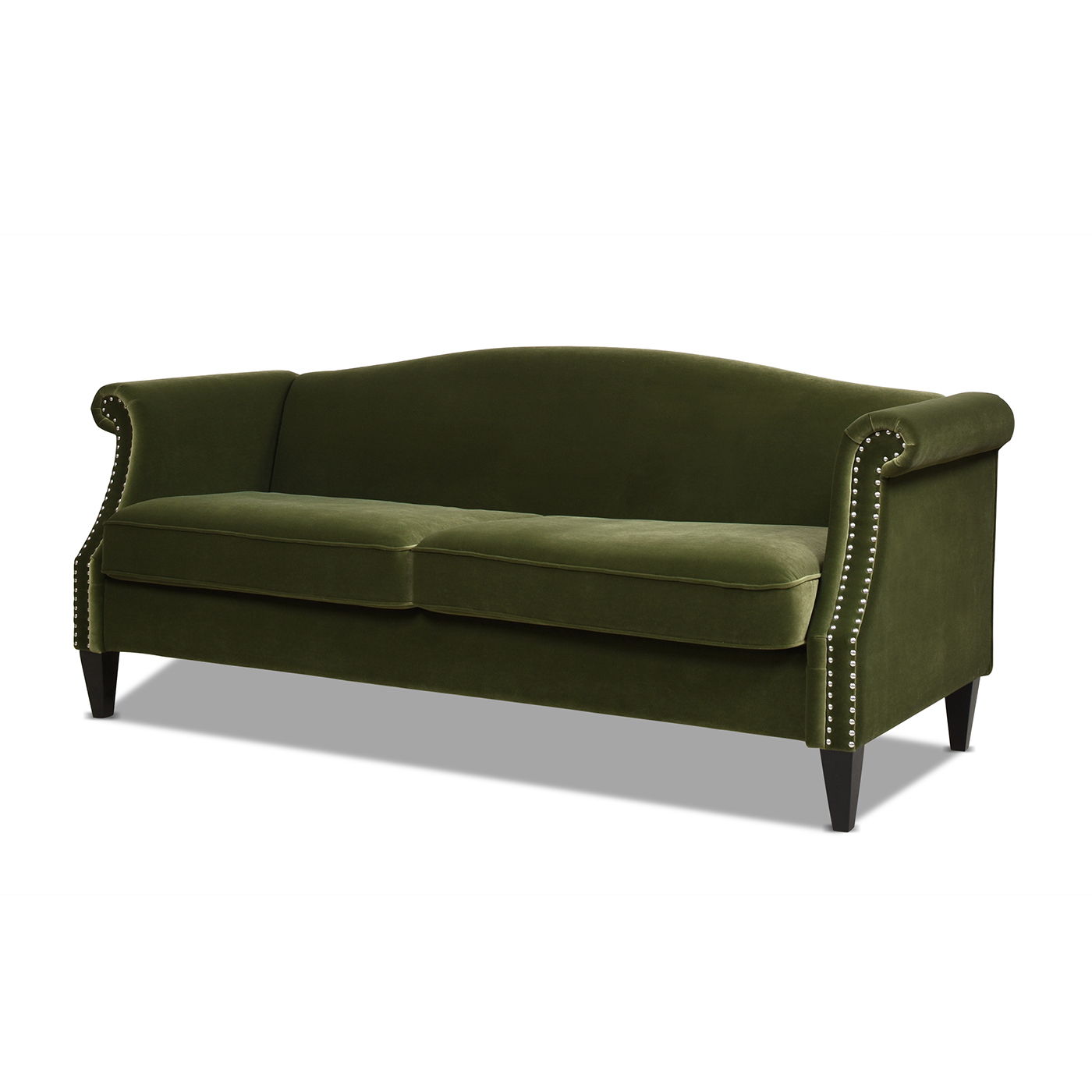 Elaine - Camel Back Small Space Sofa Jennifer Taylor Home