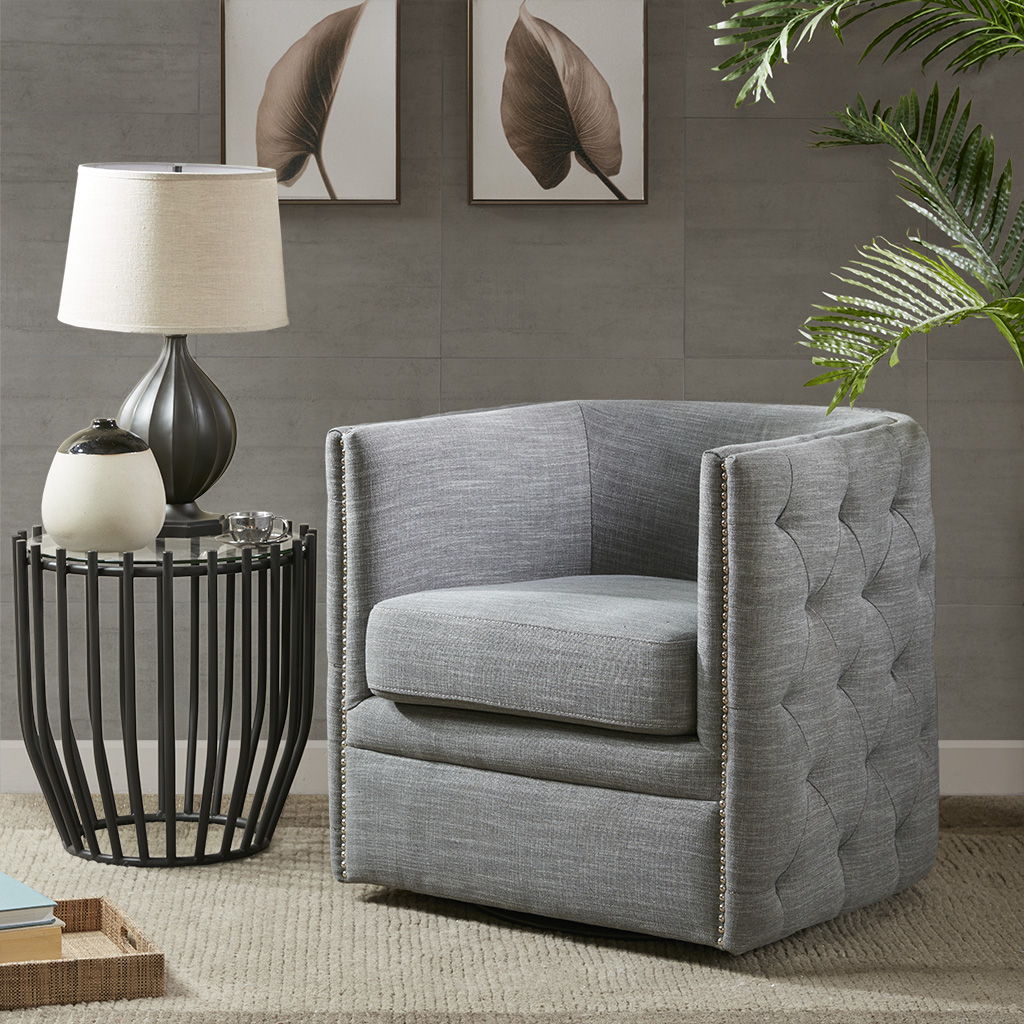 Capstone - Swivel Chair - Slate Madison Park