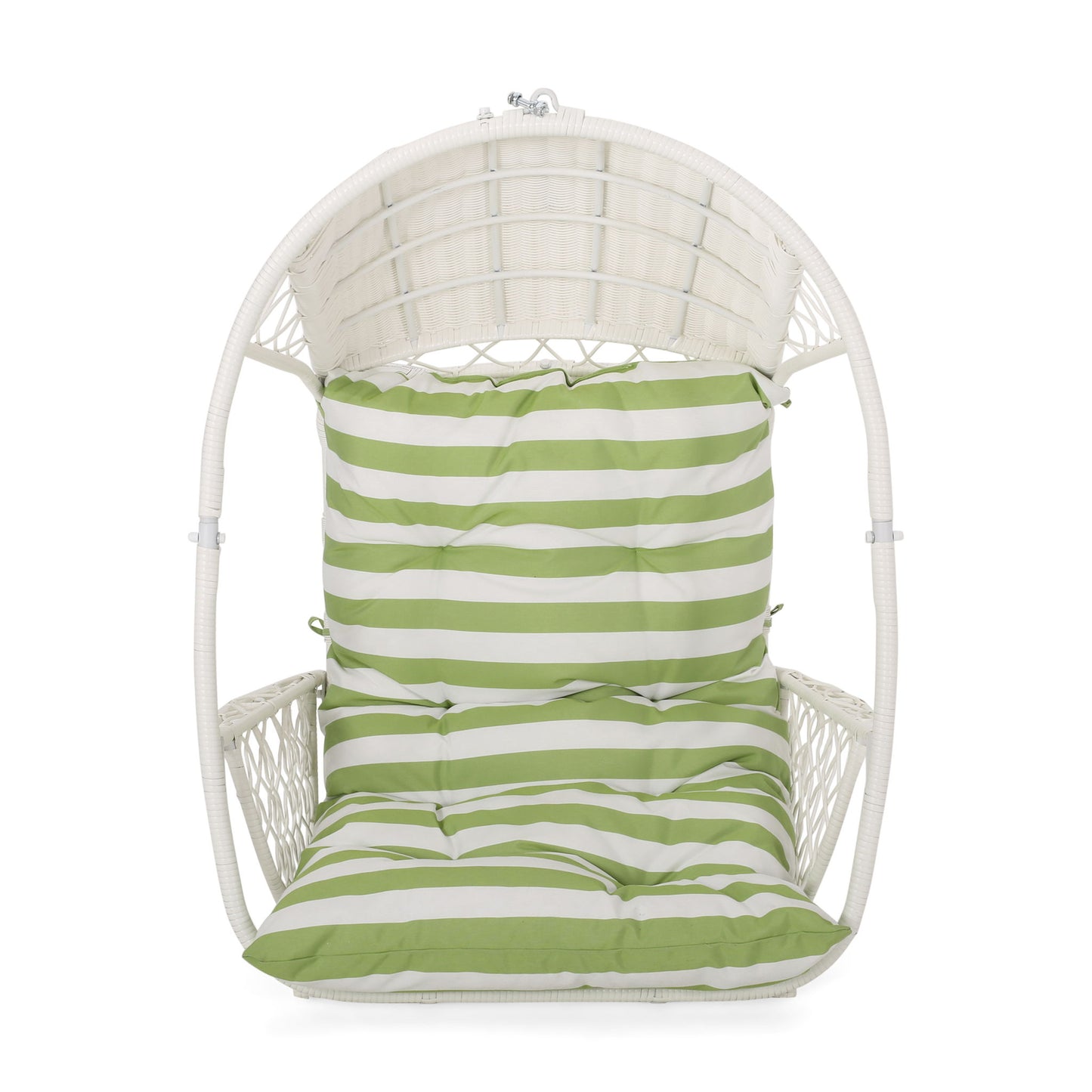 Malia - Wicker Hanging Chair With Cushion Noble House