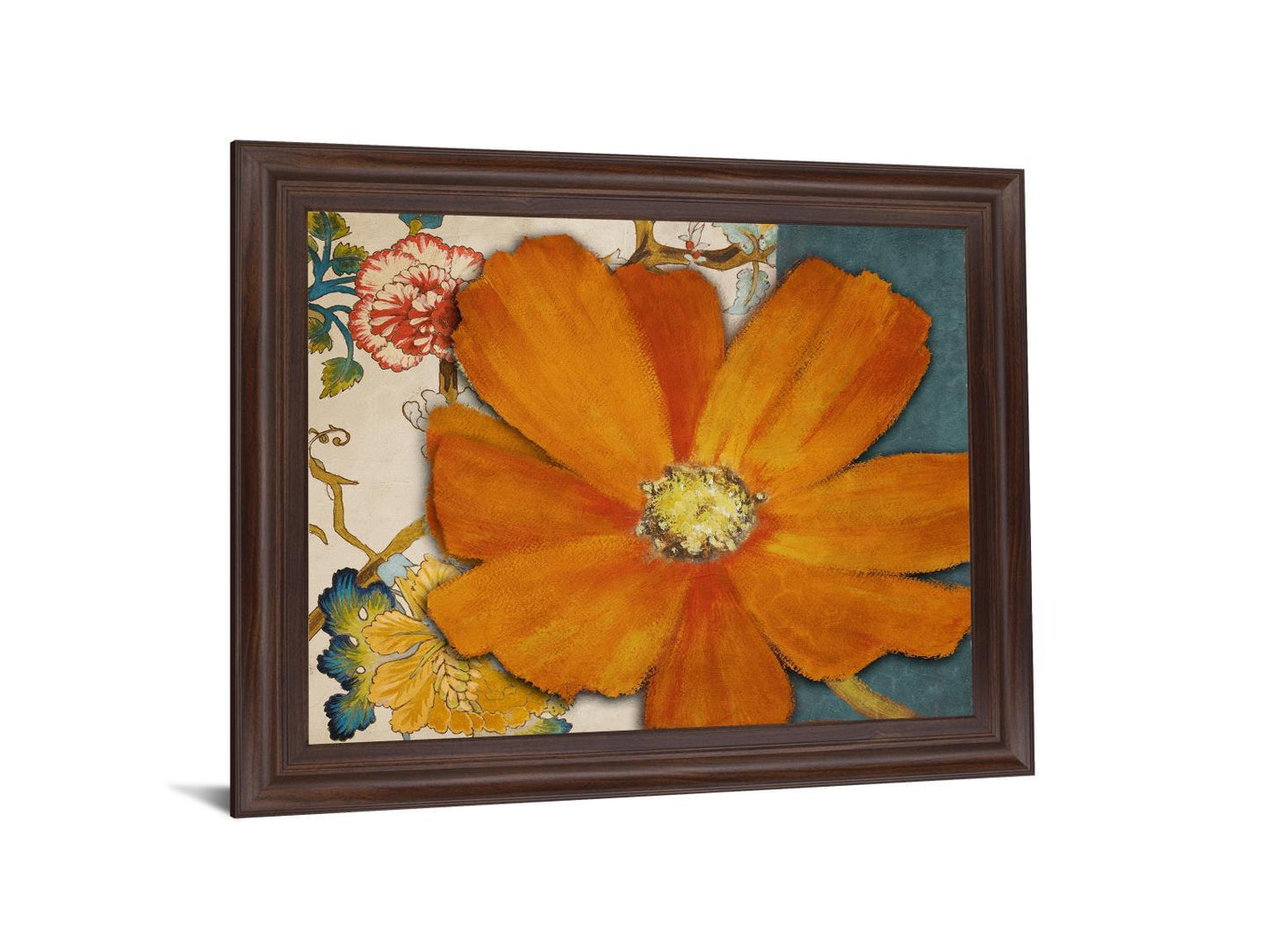 Golden Petal Burst - 28" x 34" Framed Wall Art Classy Art