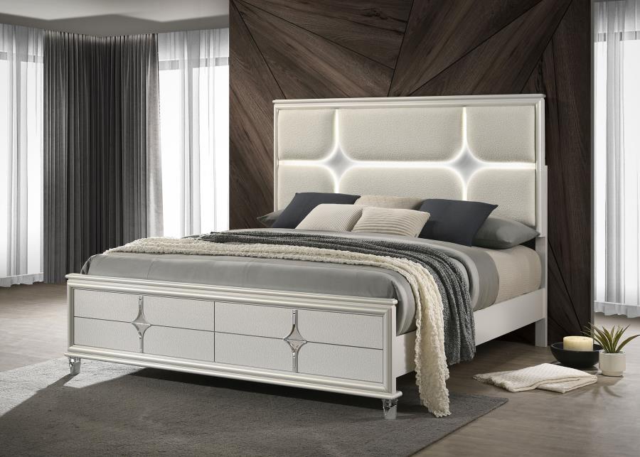 Olivia - Panel Bed LED Headboard Coaster Fine Furniture