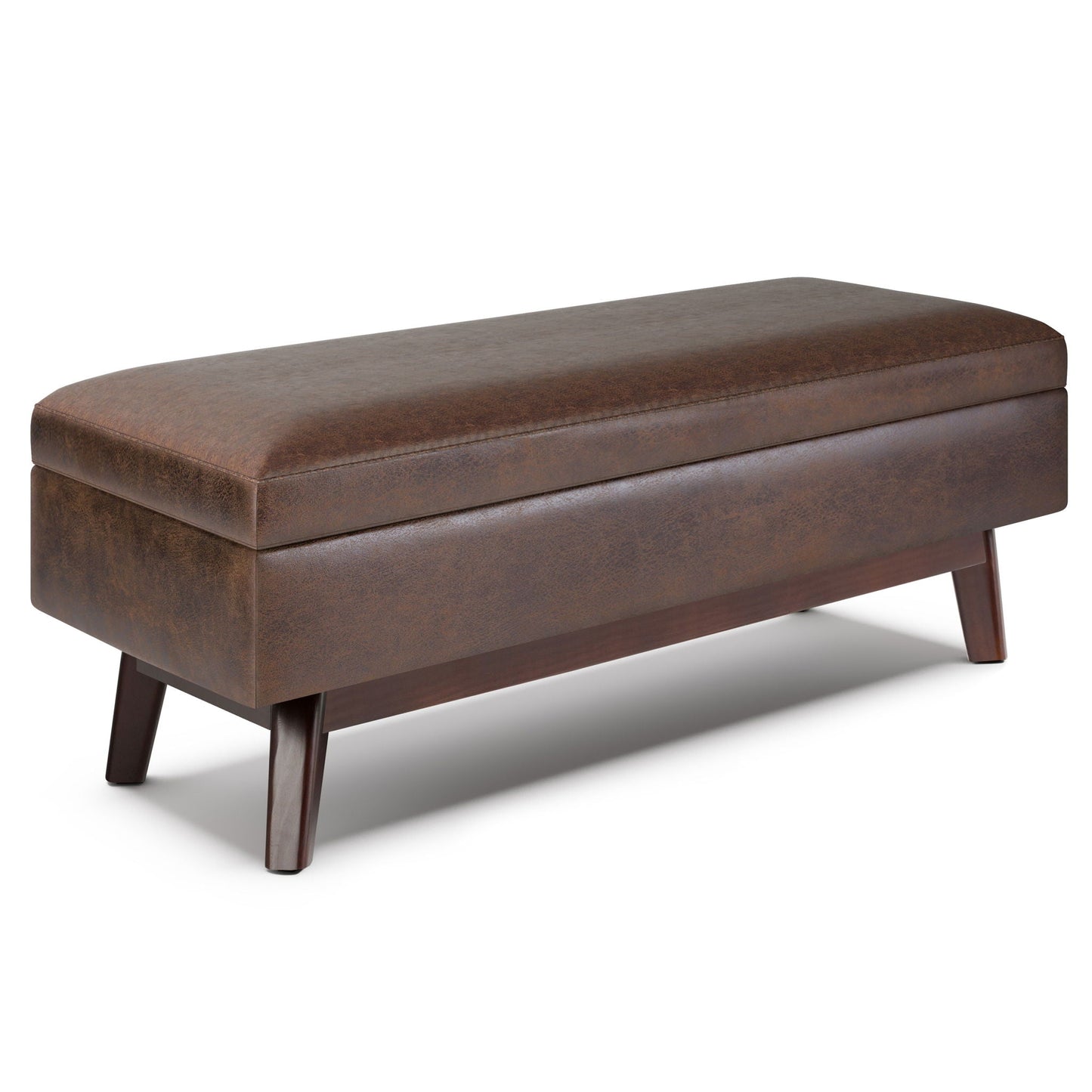 Owen - Upholstered Rectangular Storage Ottoman Simpli-Home
