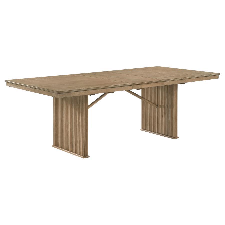 Adina - Extension Dining Table - Distressed Light Brown Coaster Fine Furniture