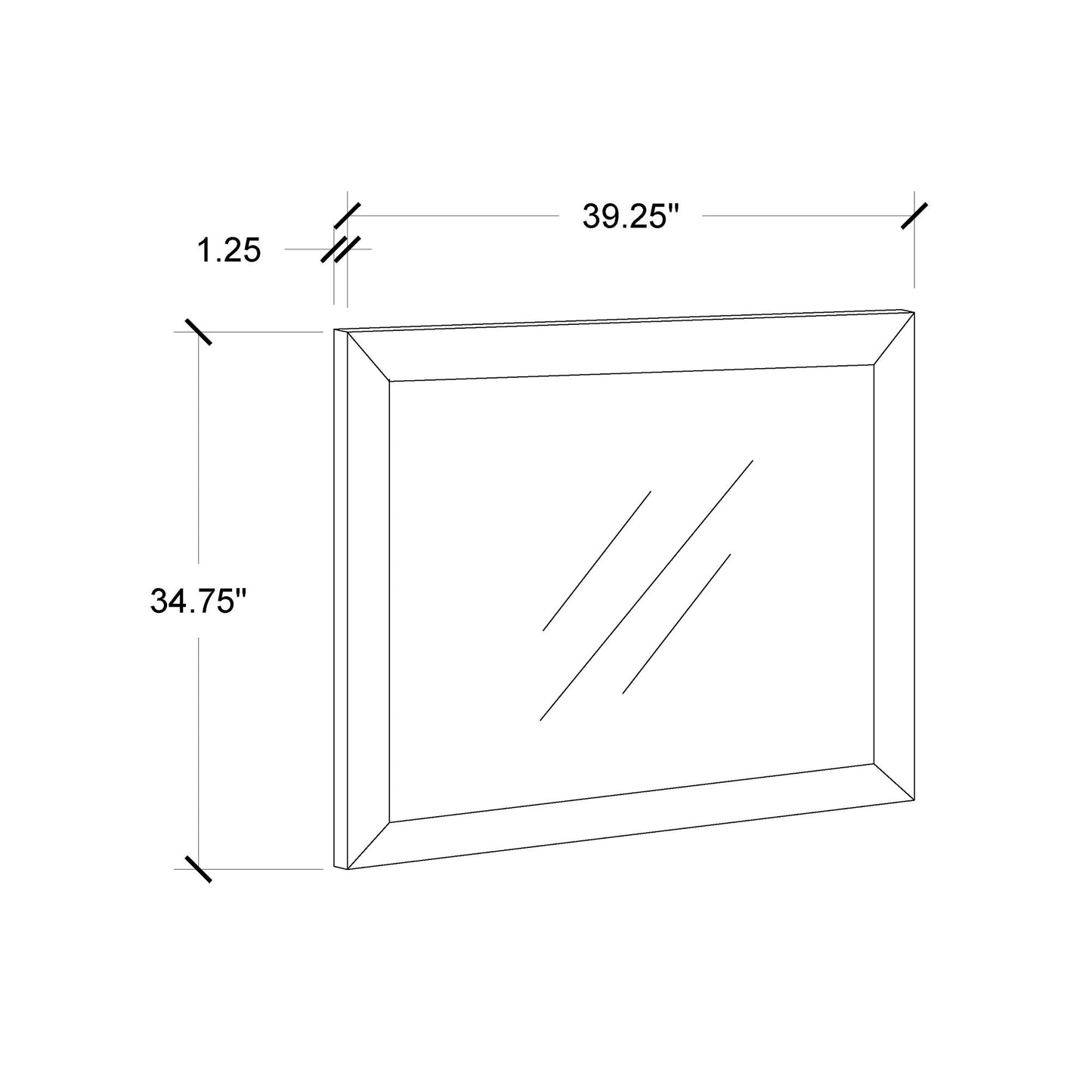 Lucille - Mirror Large Scale Design Global Furniture USA
