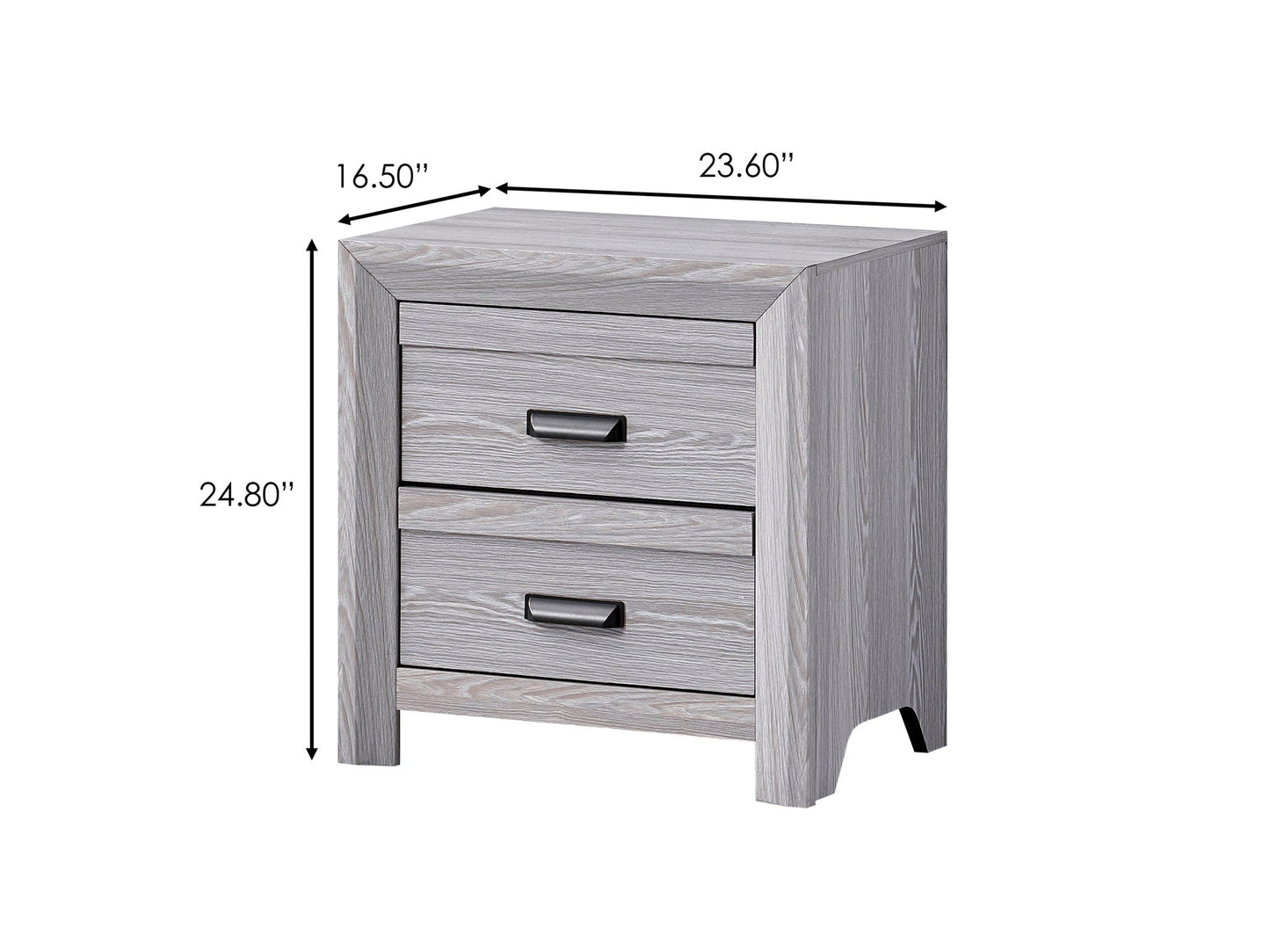 Adelaide - Nightstand Crown Mark