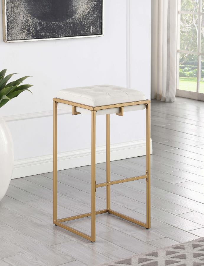 Nadia - Upholstered Backless Stool (Set of 2) CoasterEveryday
